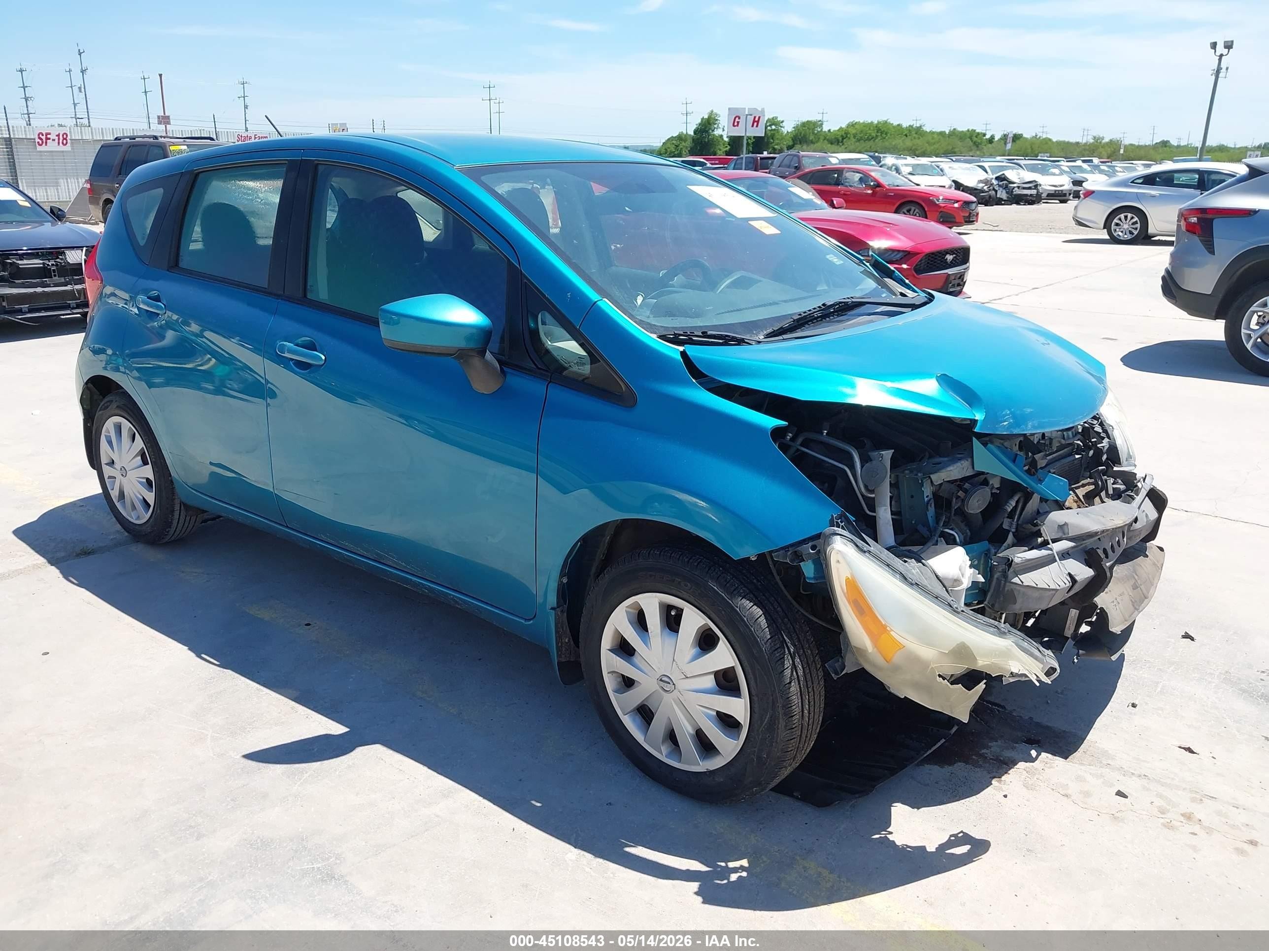 2015 Nissan Versa Note S (sr)/s Plus/sl/sr/sv Blue vin: 3N1CE2CP9FL355640