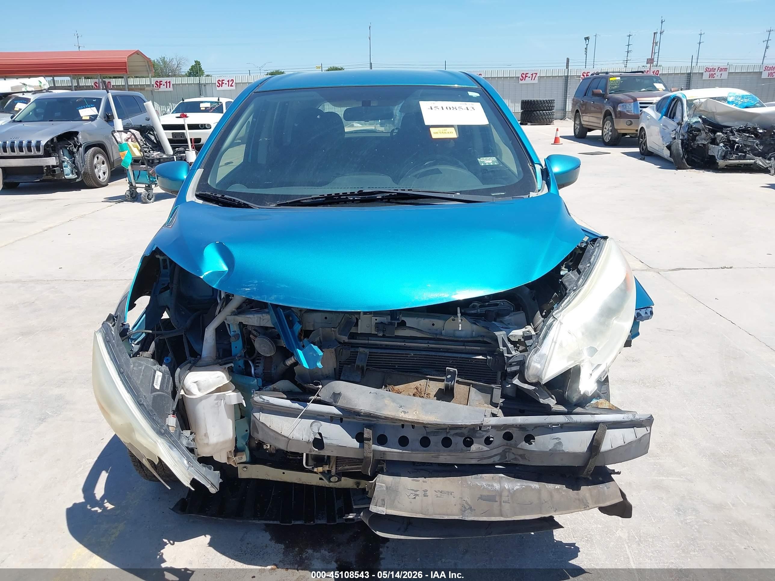 2015 Nissan Versa Note S (sr)/s Plus/sl/sr/sv Blue vin: 3N1CE2CP9FL355640