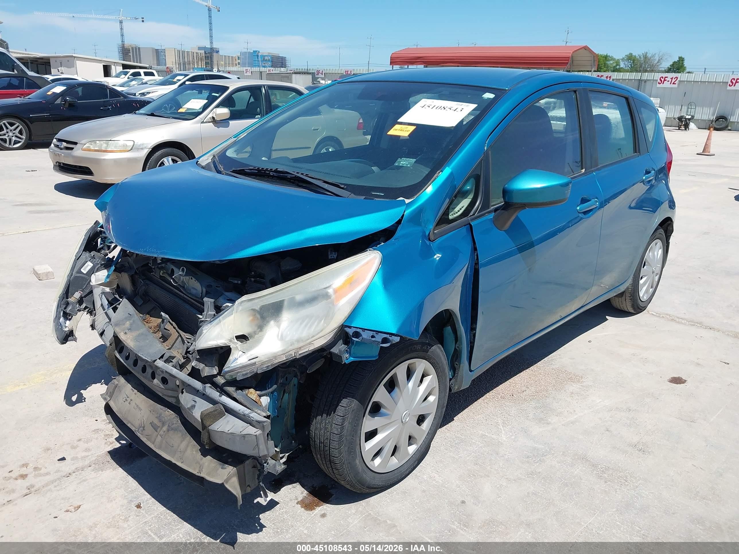 2015 Nissan Versa Note S (sr)/s Plus/sl/sr/sv Blue vin: 3N1CE2CP9FL355640