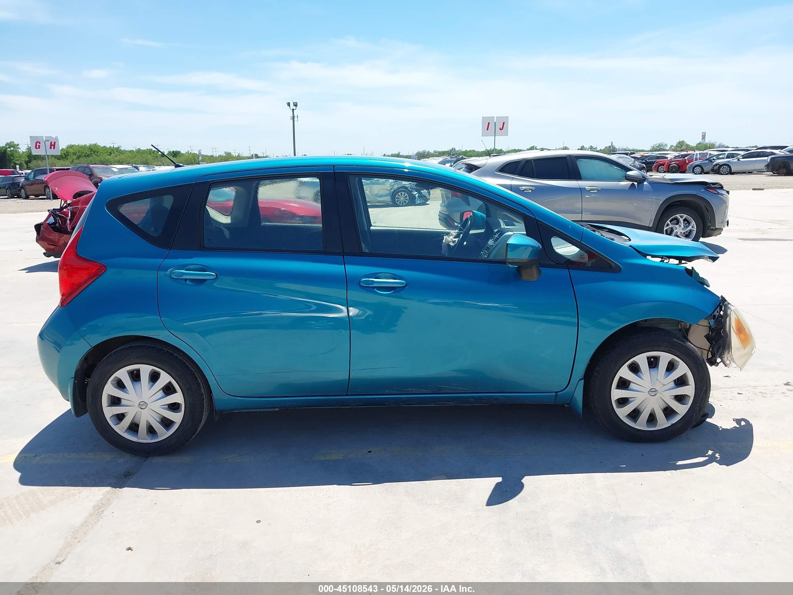 2015 Nissan Versa Note S (sr)/s Plus/sl/sr/sv Blue vin: 3N1CE2CP9FL355640