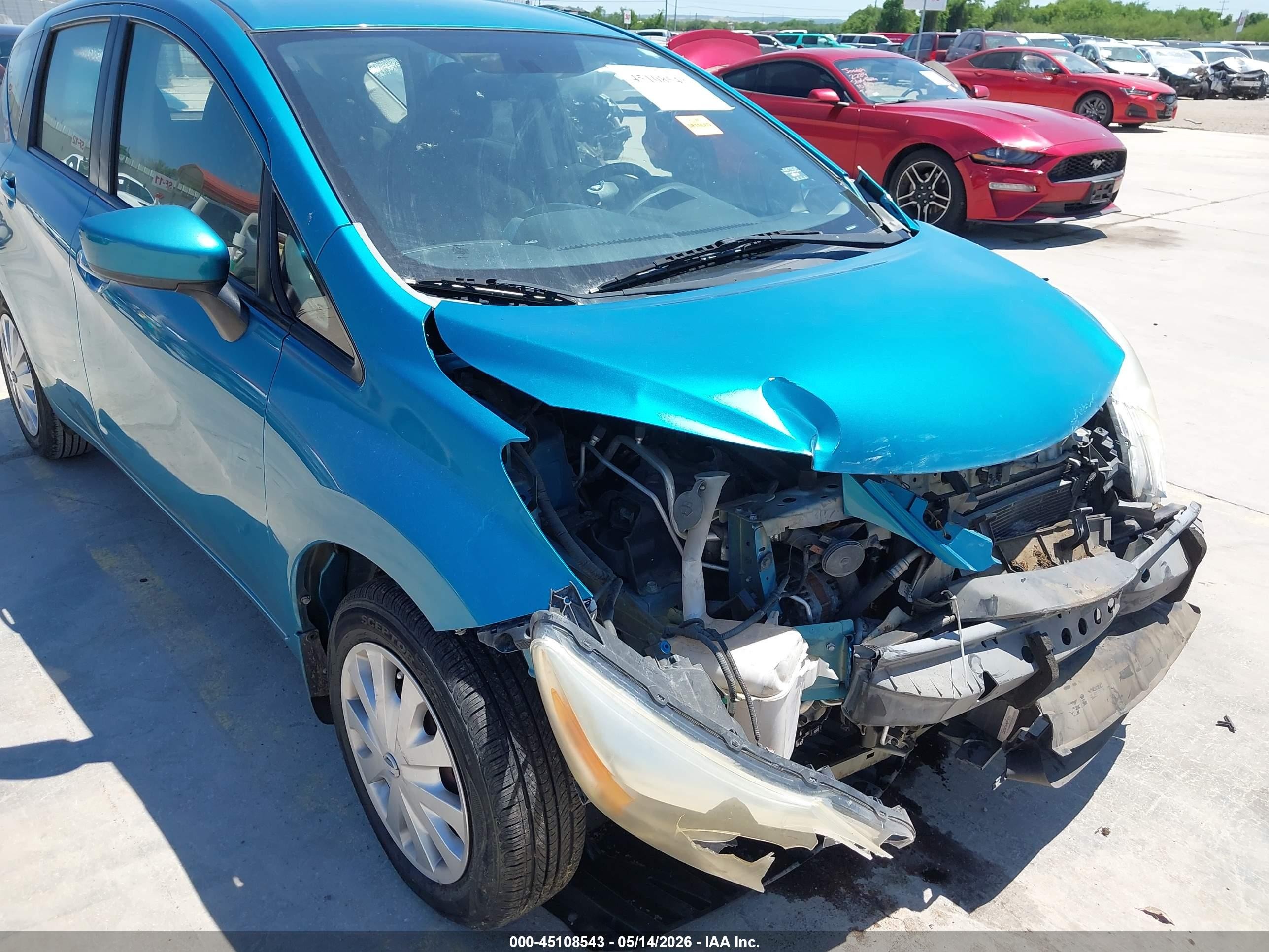 2015 Nissan Versa Note S (sr)/s Plus/sl/sr/sv Blue vin: 3N1CE2CP9FL355640