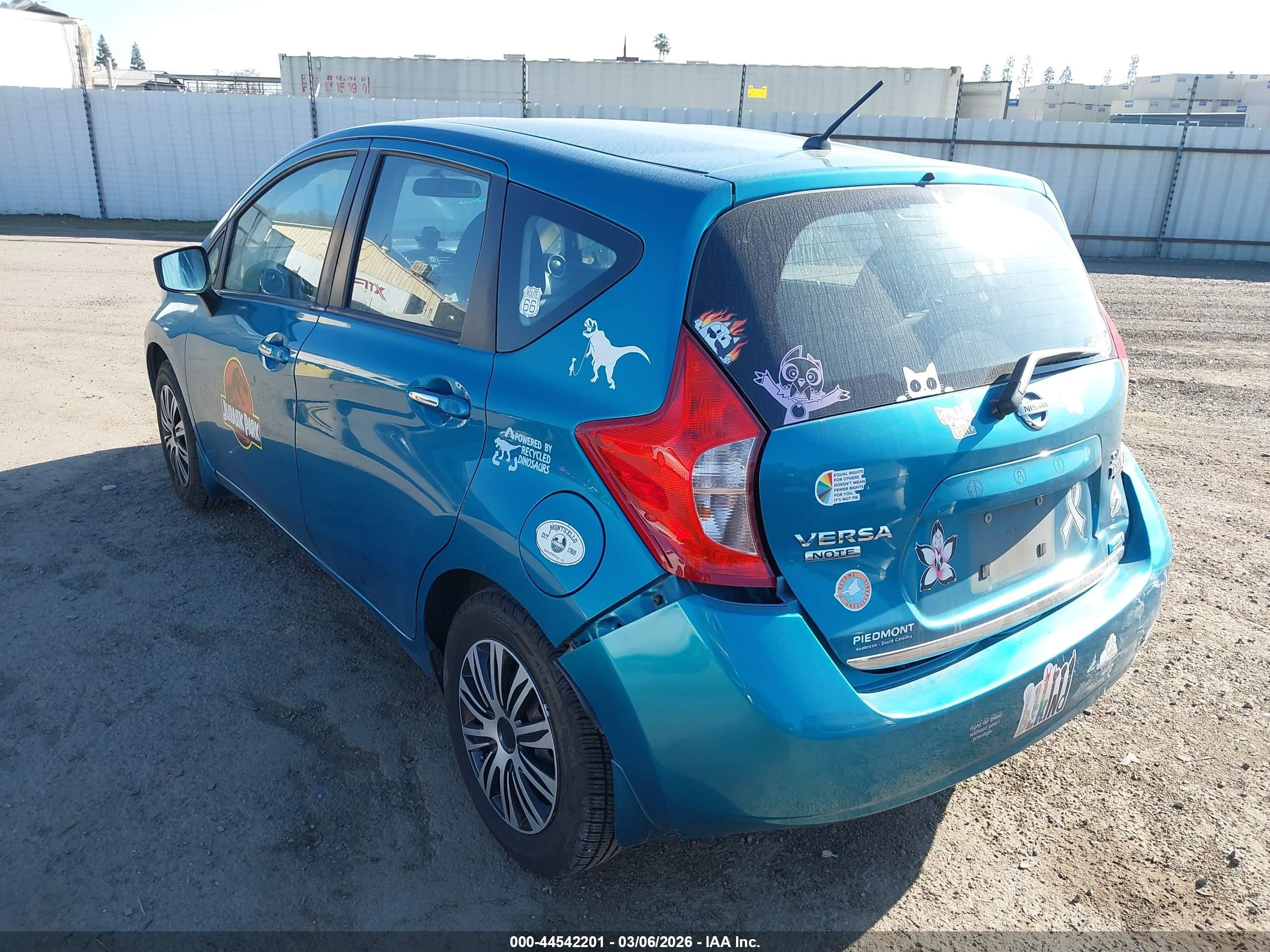 2015 Nissan Versa Note Sv Бирюзовый vin: 3N1CE2CP9FL357565
