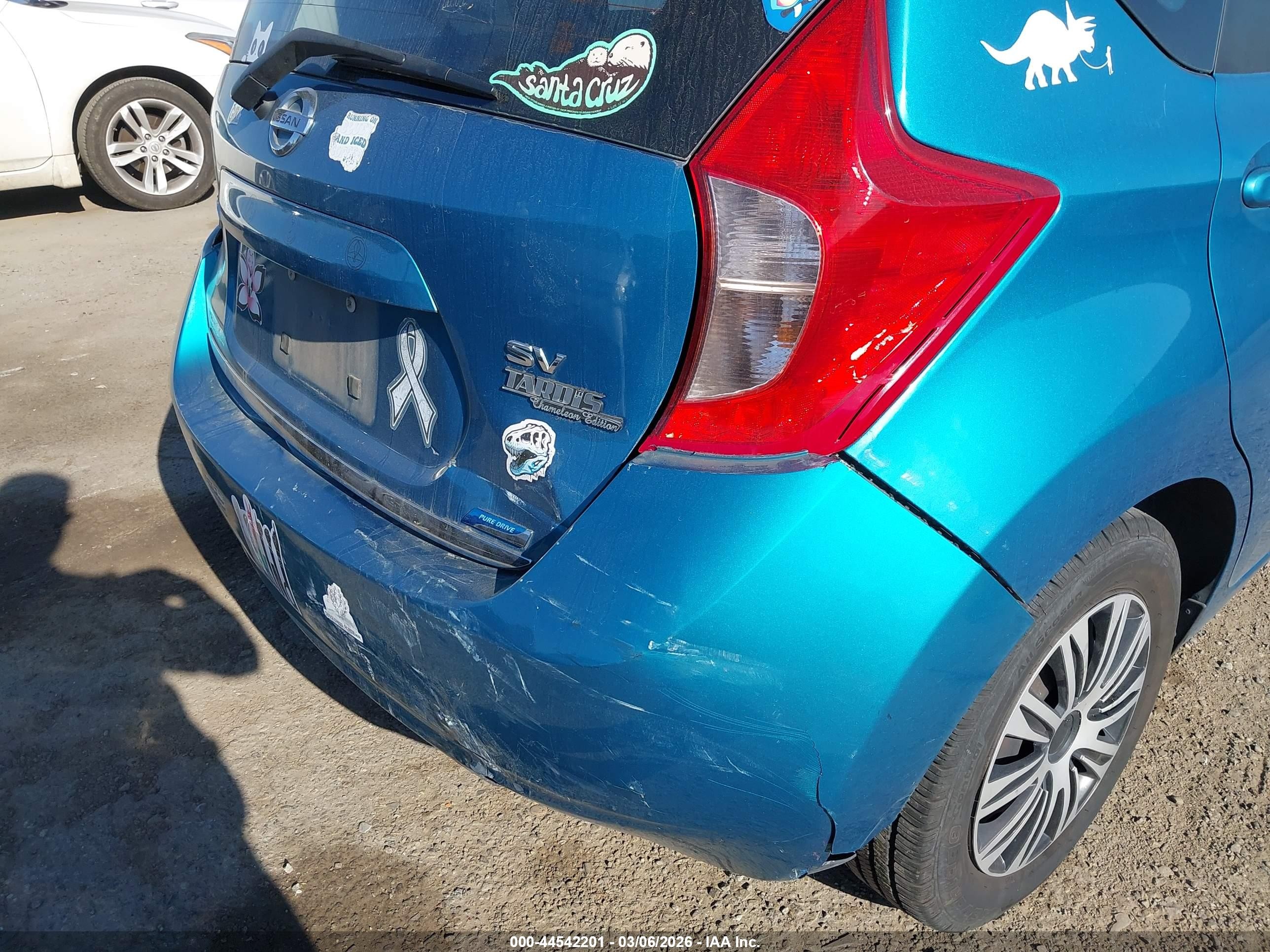 2015 Nissan Versa Note Sv Бирюзовый vin: 3N1CE2CP9FL357565