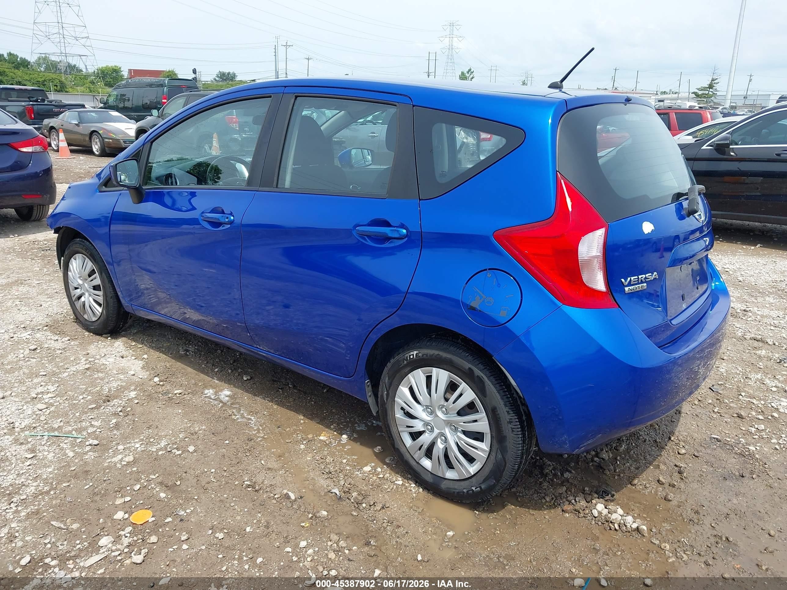 2015 Nissan Versa Note S (sr)/s Plus/sl/sr/sv Blue vin: 3N1CE2CP9FL360465