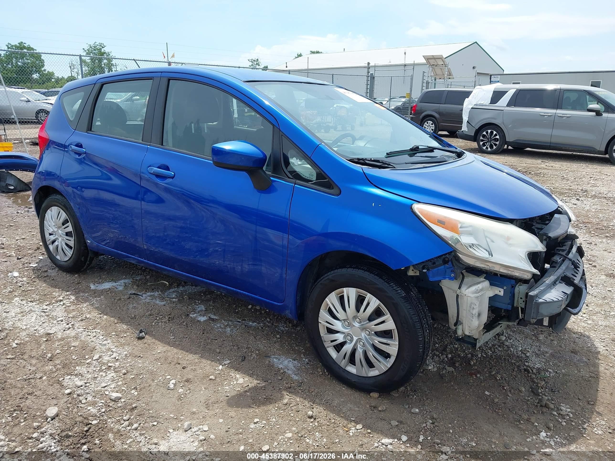 2015 Nissan Versa Note S (sr)/s Plus/sl/sr/sv Blue vin: 3N1CE2CP9FL360465