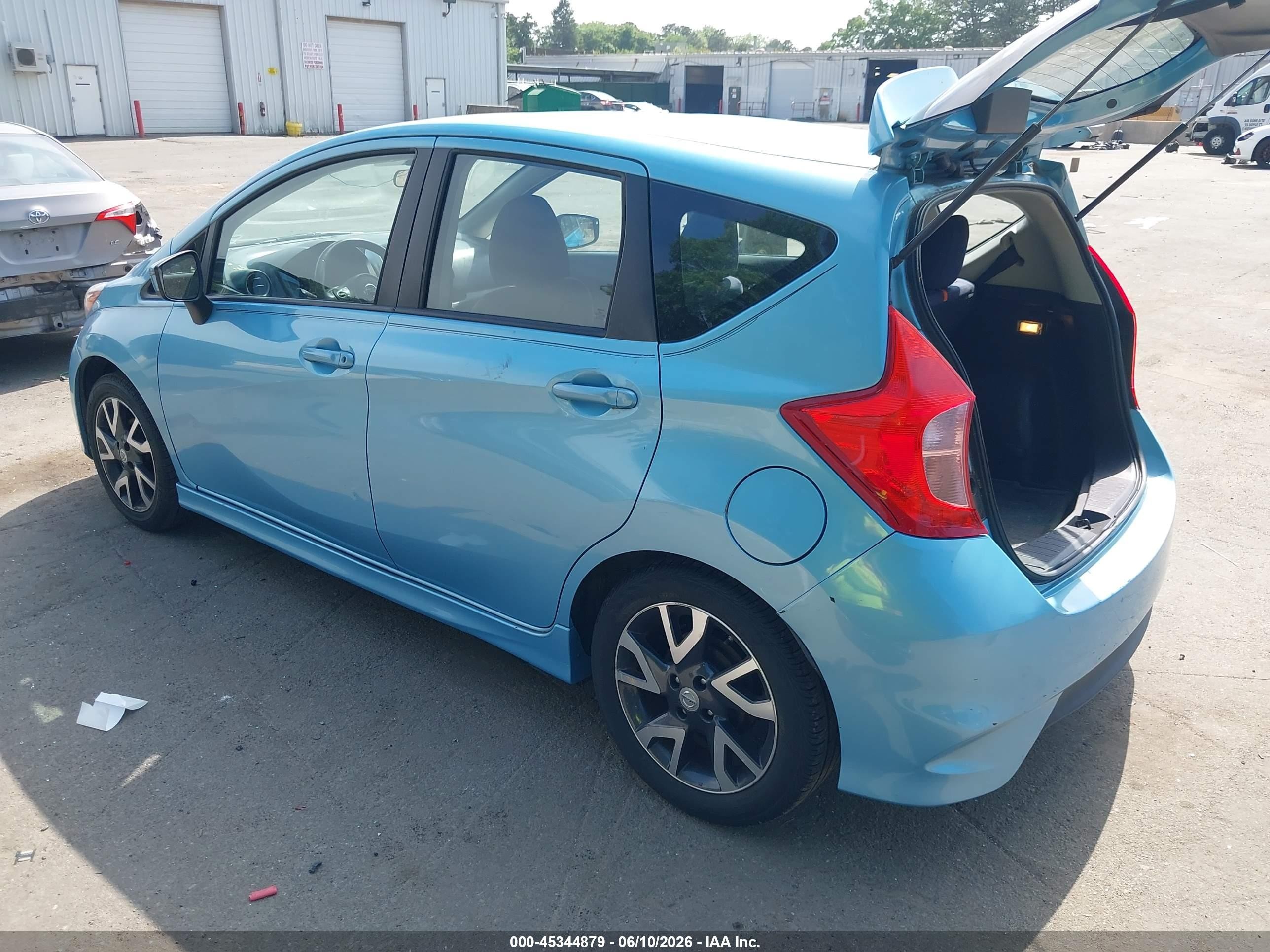 2015 Nissan Versa Note Sr Blue vin: 3N1CE2CP9FL360546