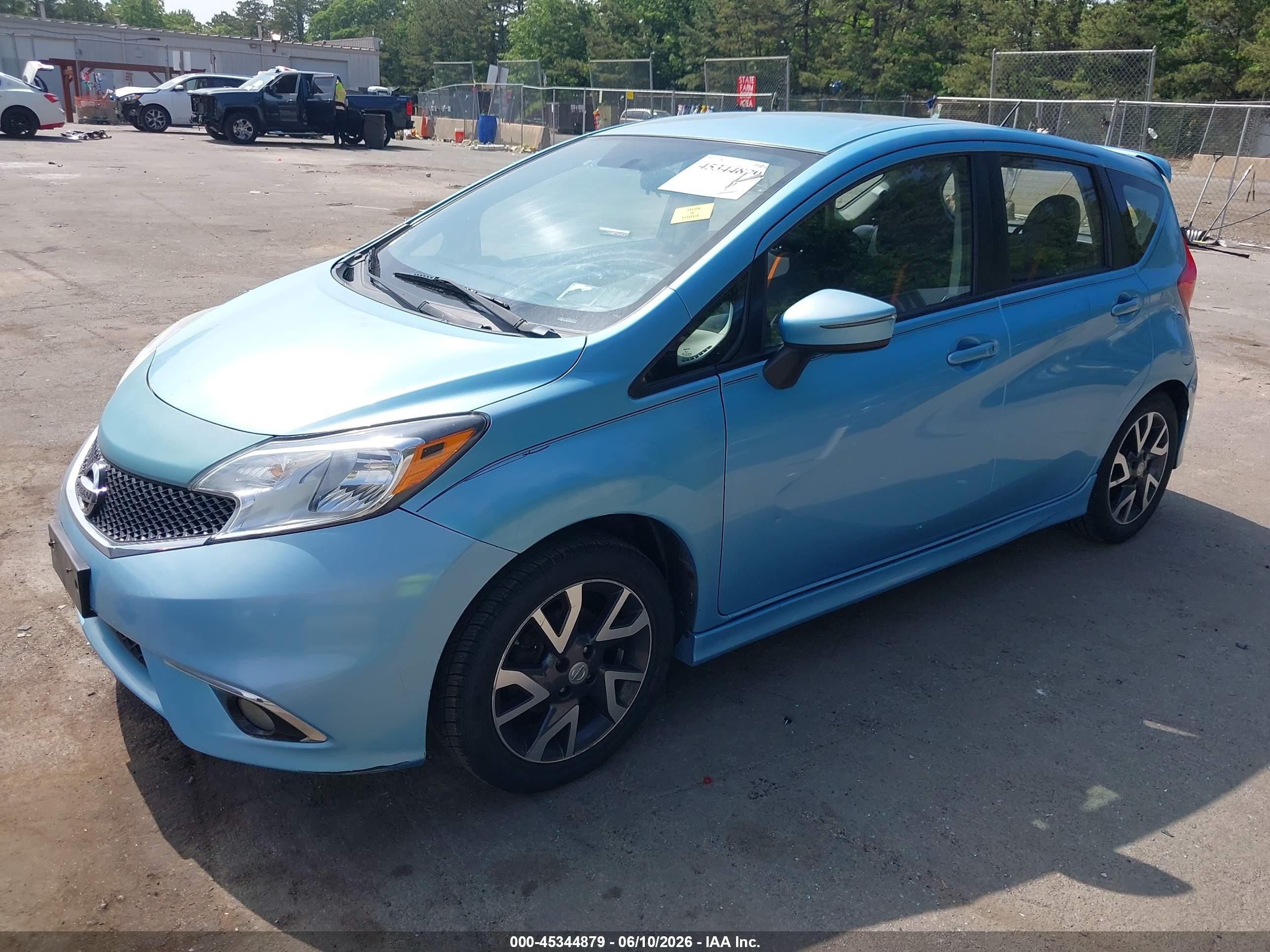 2015 Nissan Versa Note Sr Blue vin: 3N1CE2CP9FL360546
