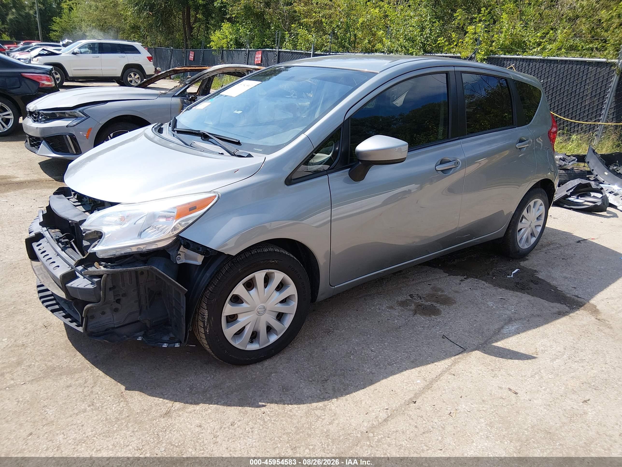 2015 Nissan Versa Note Sv Серебряный vin: 3N1CE2CP9FL366234