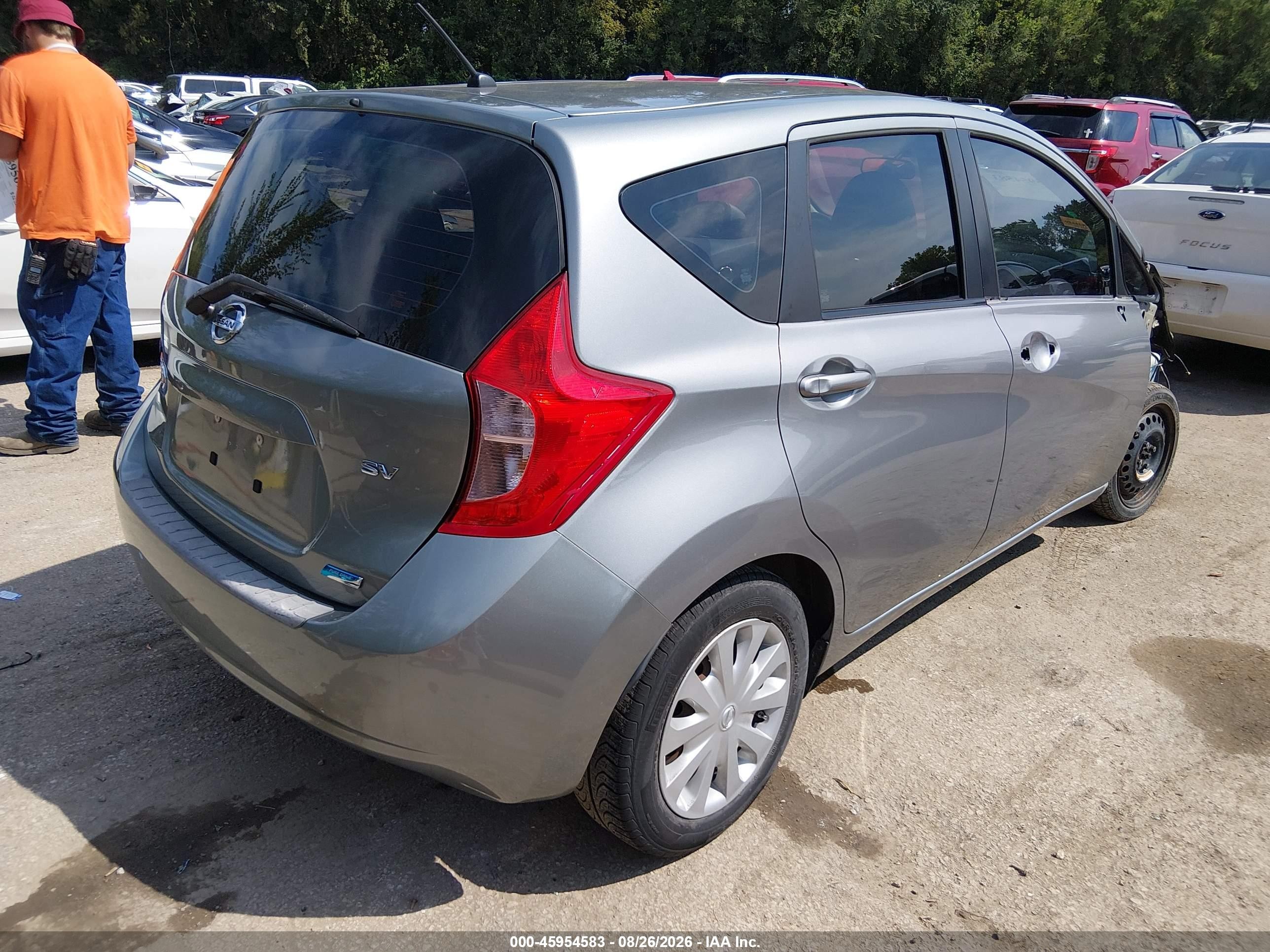 2015 Nissan Versa Note Sv Серебряный vin: 3N1CE2CP9FL366234