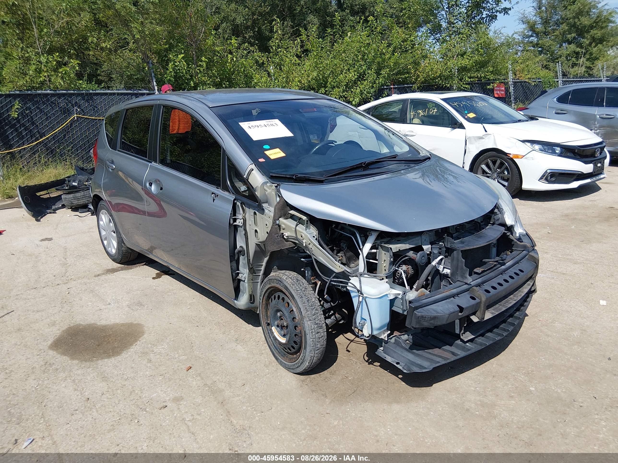 2015 Nissan Versa Note Sv Серебряный vin: 3N1CE2CP9FL366234