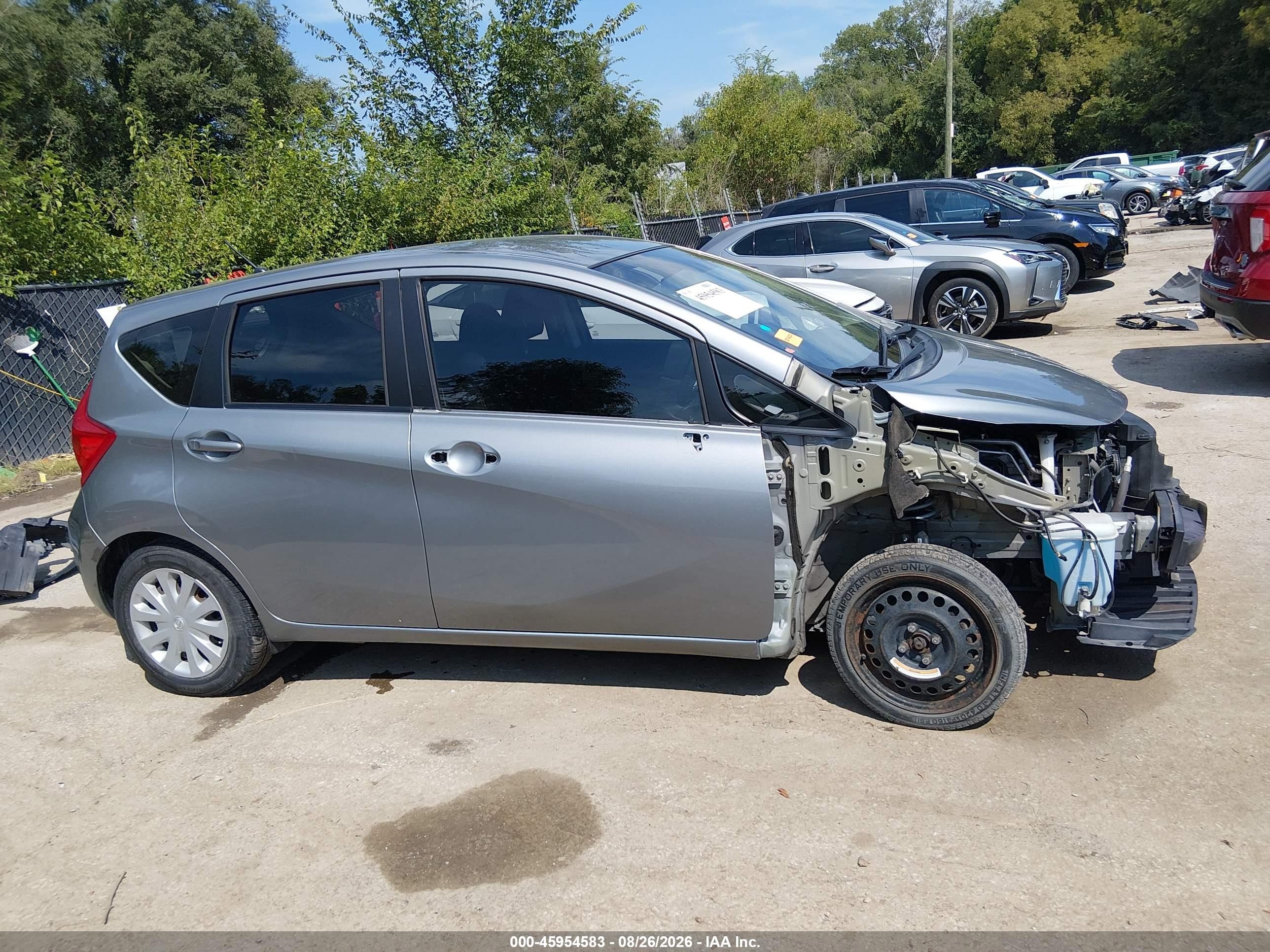 2015 Nissan Versa Note Sv Серебряный vin: 3N1CE2CP9FL366234