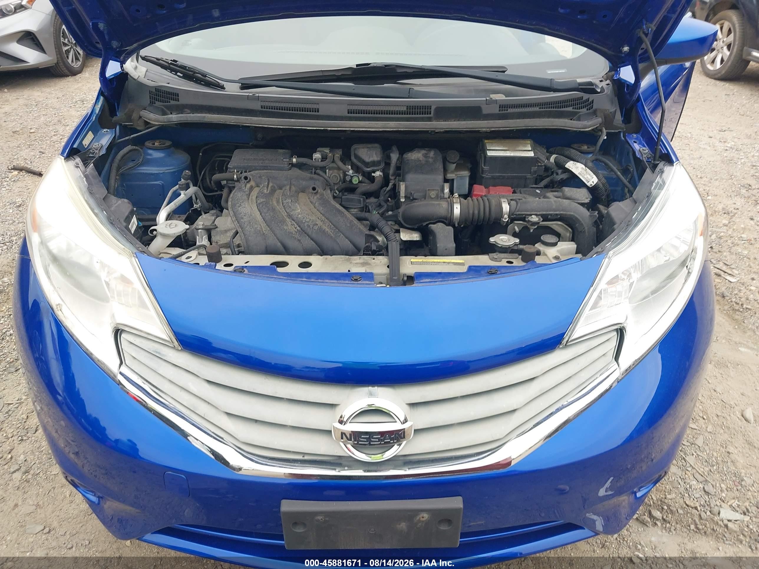 2015 Nissan Versa Note S (sr) Синий vin: 3N1CE2CP9FL367237