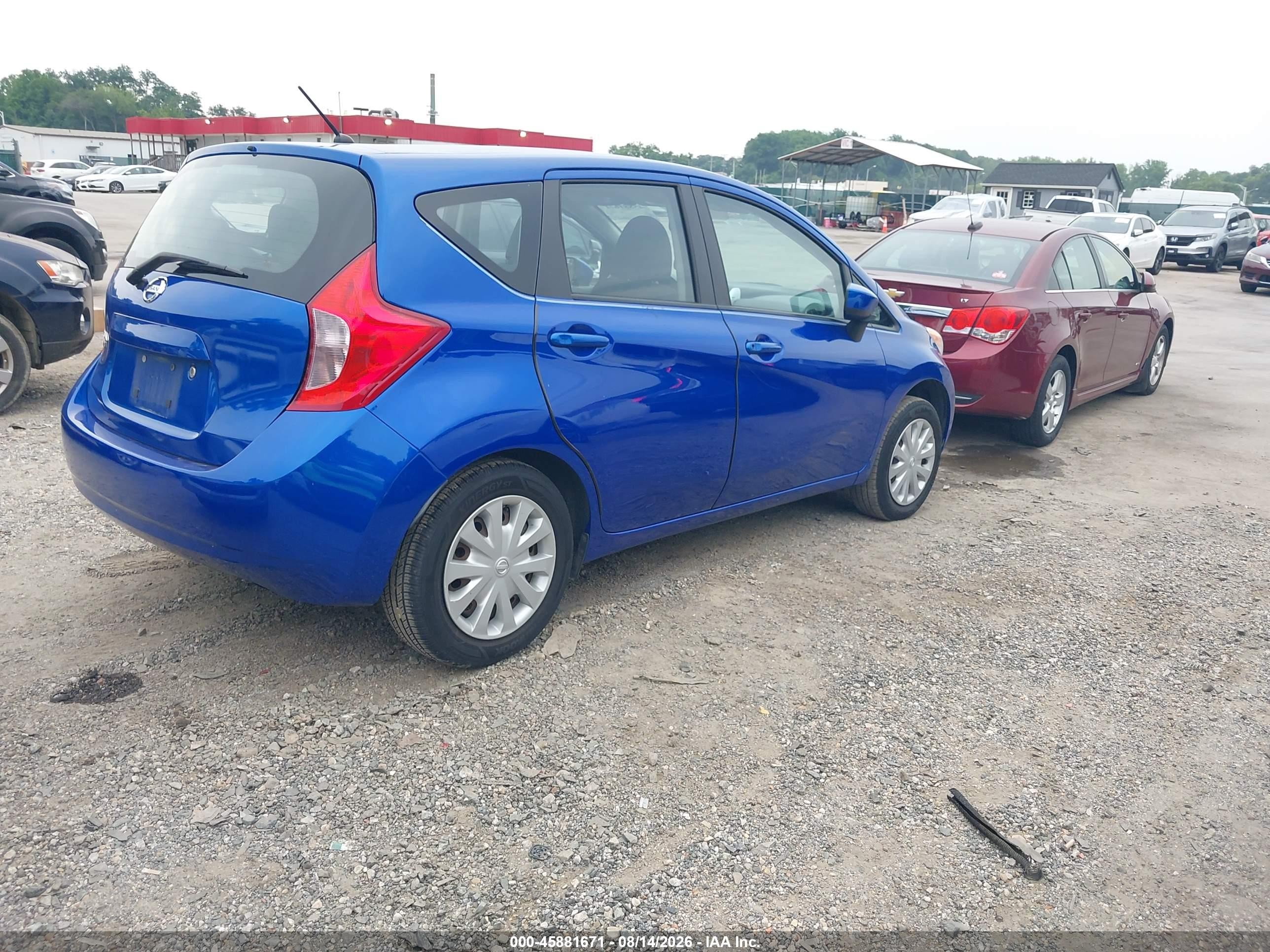 2015 Nissan Versa Note S (sr) Синий vin: 3N1CE2CP9FL367237