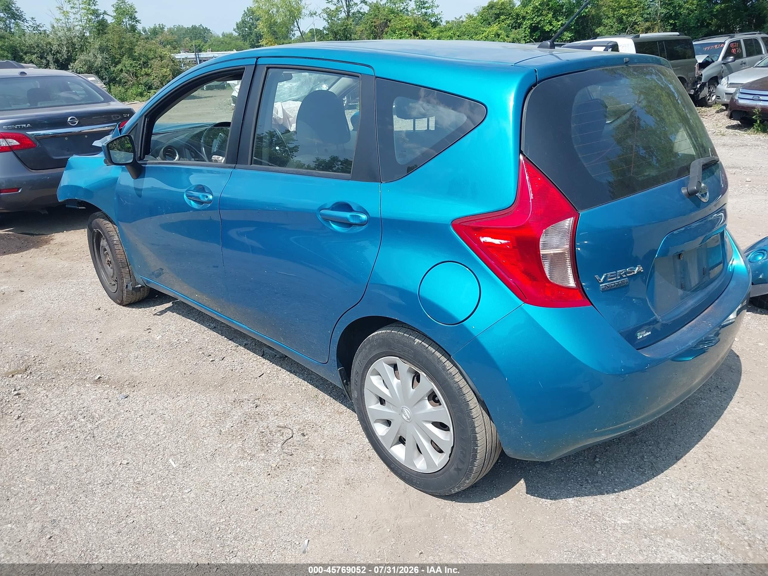 2015 Nissan Versa Note S (sr)/s Plus/sl/sr/sv Blue vin: 3N1CE2CP9FL370364