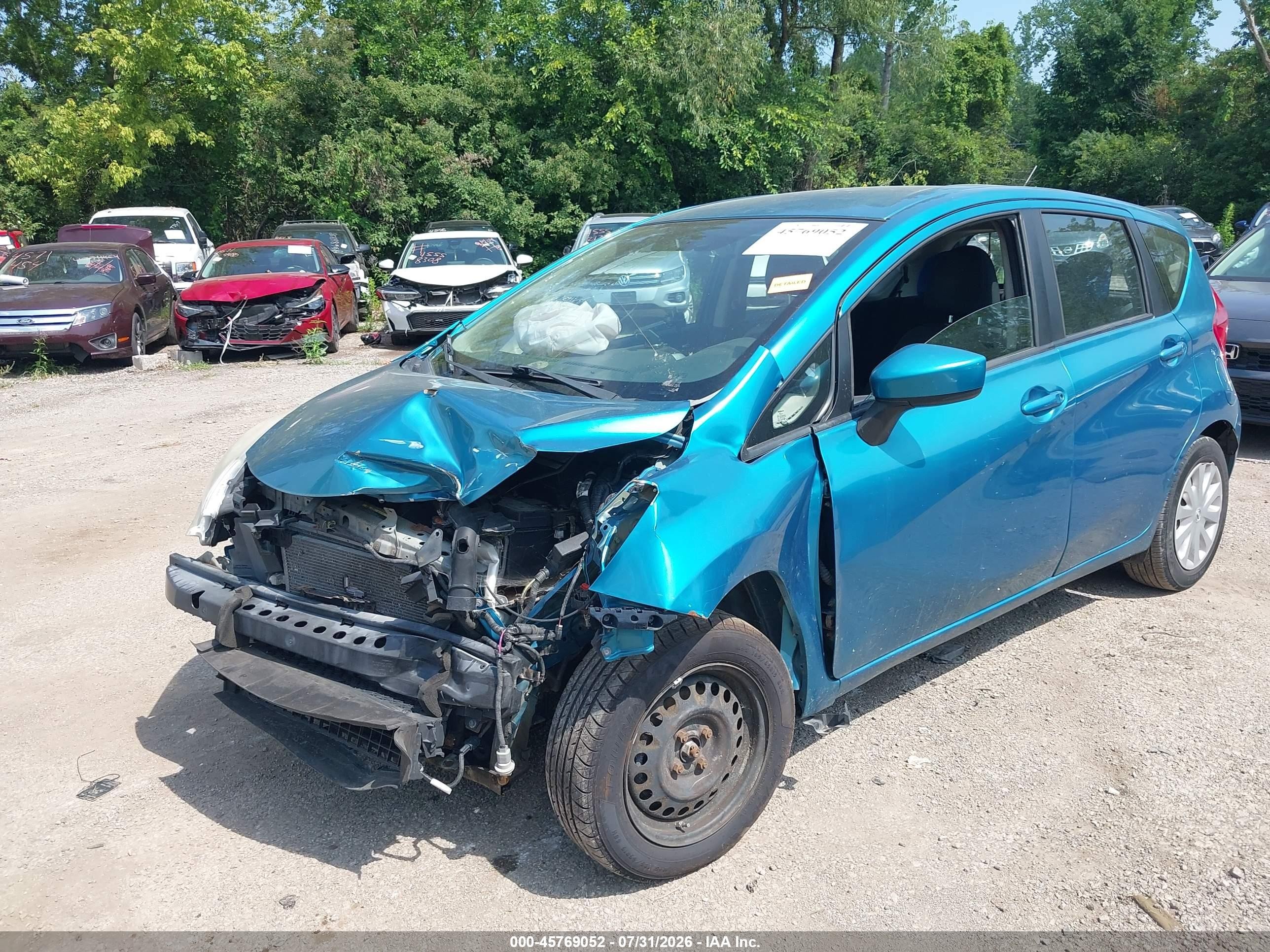 2015 Nissan Versa Note S (sr)/s Plus/sl/sr/sv Blue vin: 3N1CE2CP9FL370364