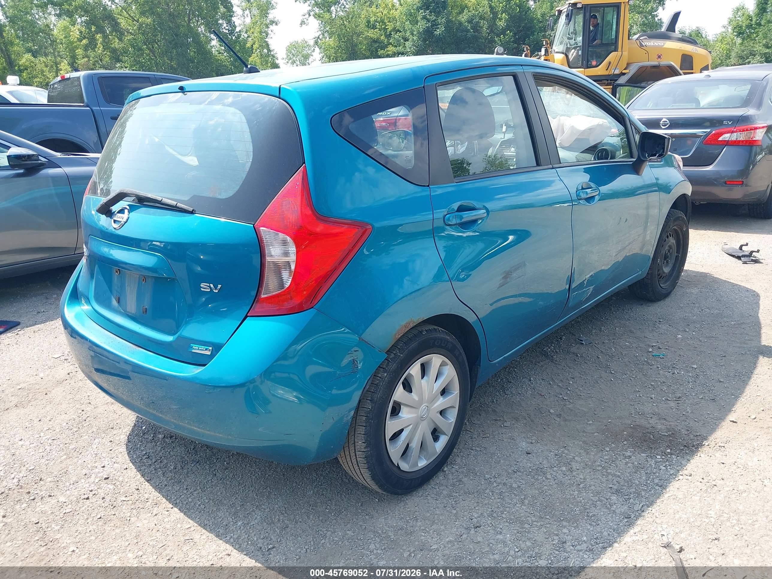 2015 Nissan Versa Note S (sr)/s Plus/sl/sr/sv Blue vin: 3N1CE2CP9FL370364