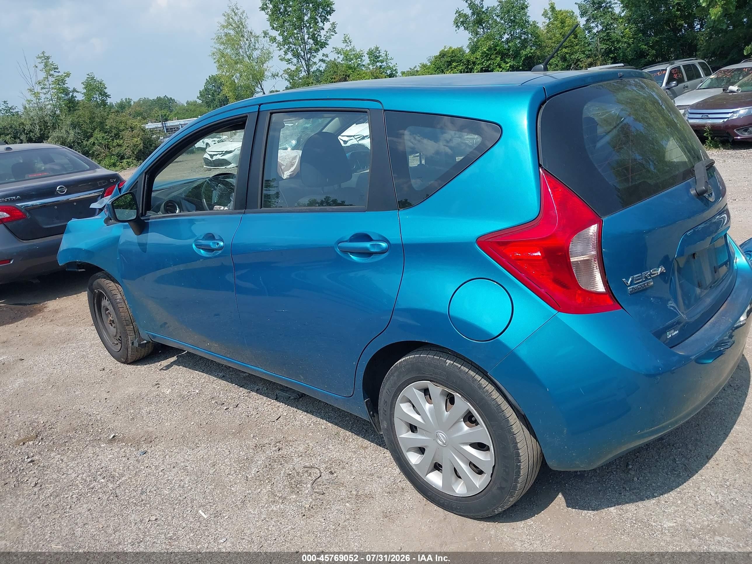 2015 Nissan Versa Note S (sr)/s Plus/sl/sr/sv Blue vin: 3N1CE2CP9FL370364