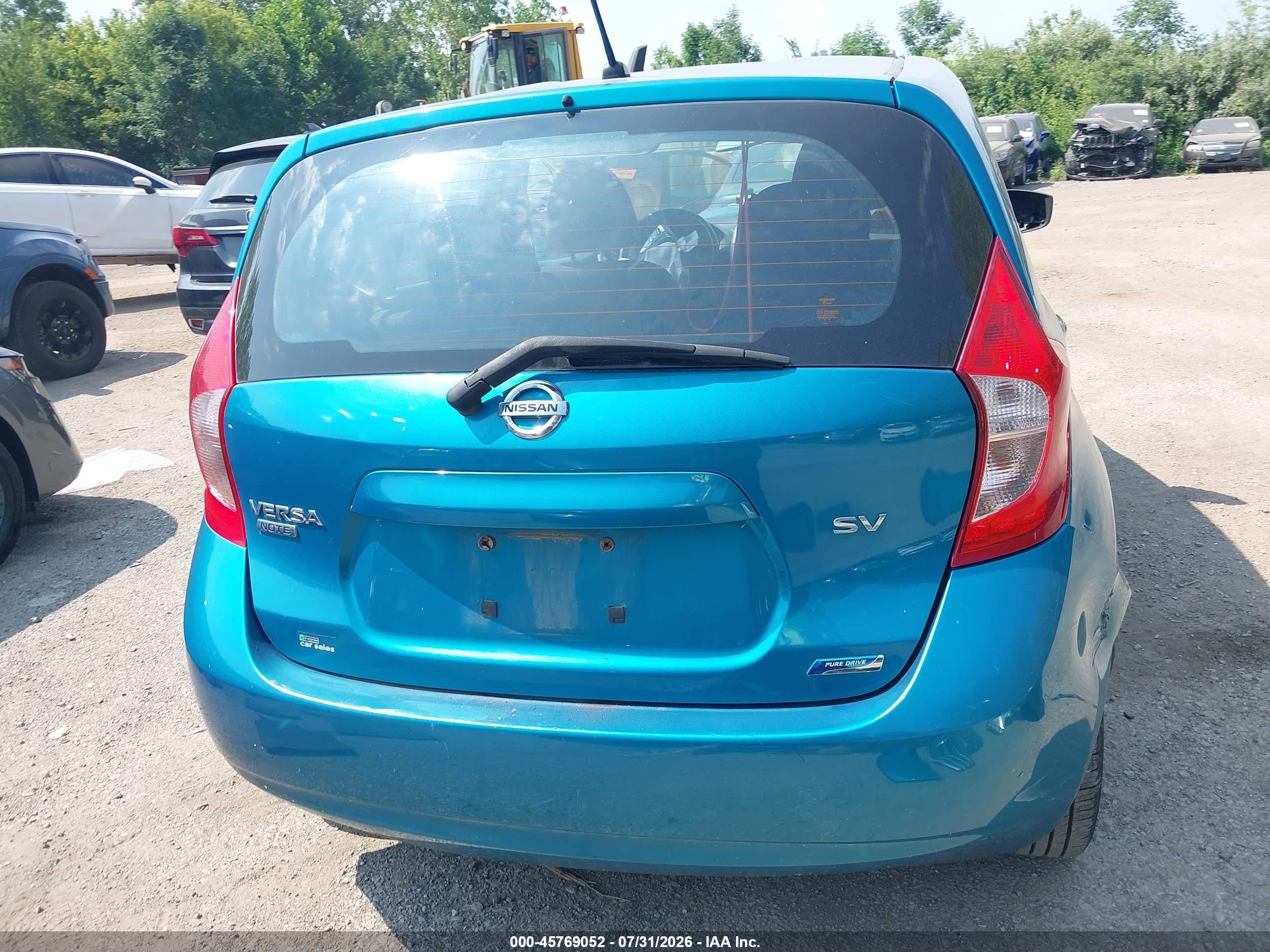 2015 Nissan Versa Note S (sr)/s Plus/sl/sr/sv Blue vin: 3N1CE2CP9FL370364