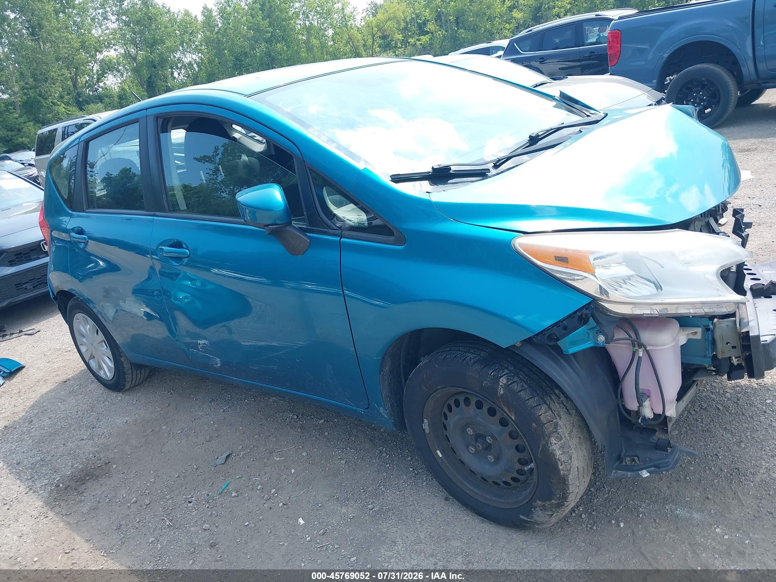 2015 Nissan Versa Note S (sr)/s Plus/sl/sr/sv Blue vin: 3N1CE2CP9FL370364