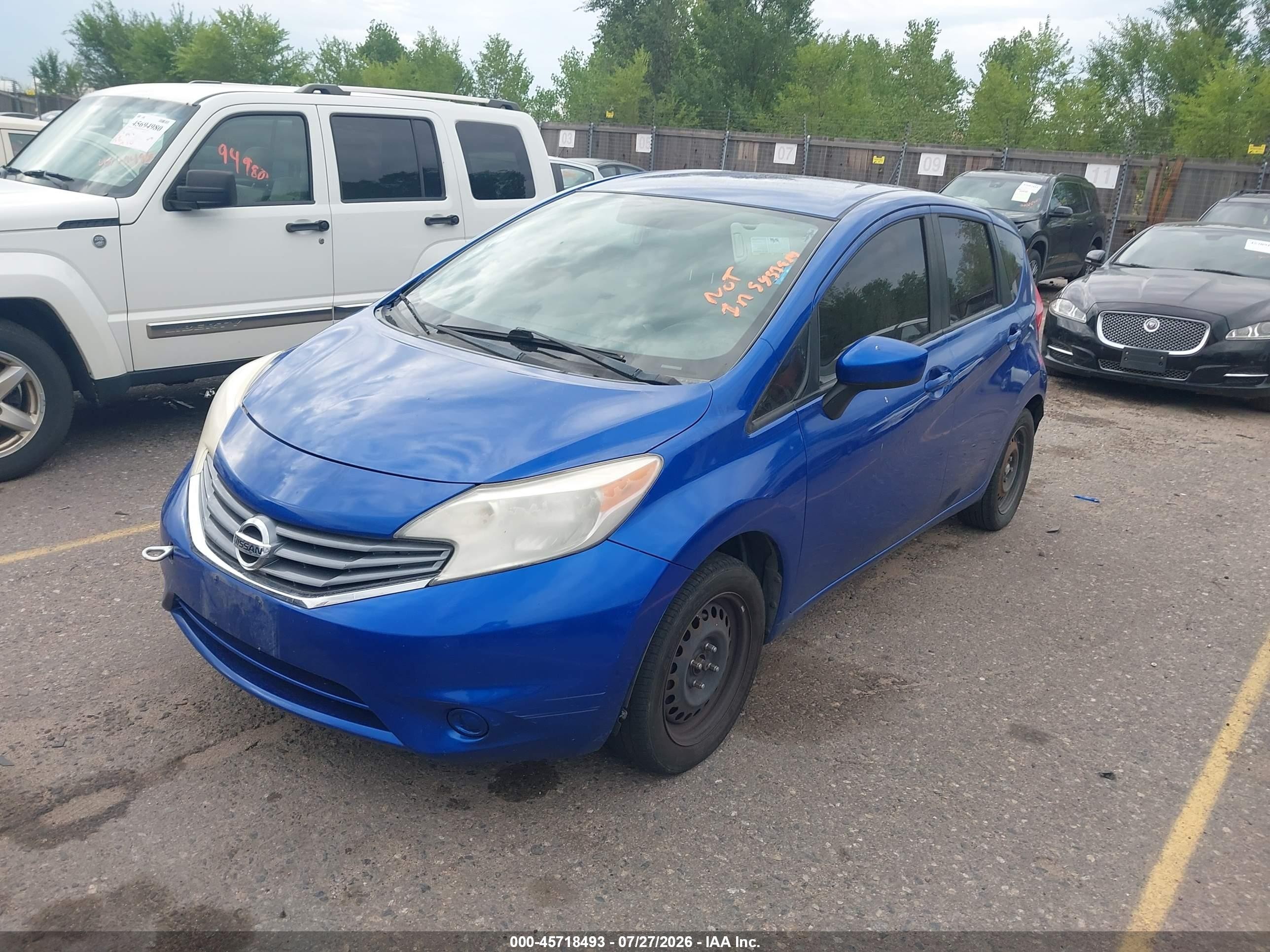 2015 Nissan Versa Note S (sr)/s Plus/sl/sr/sv Blue vin: 3N1CE2CP9FL370736
