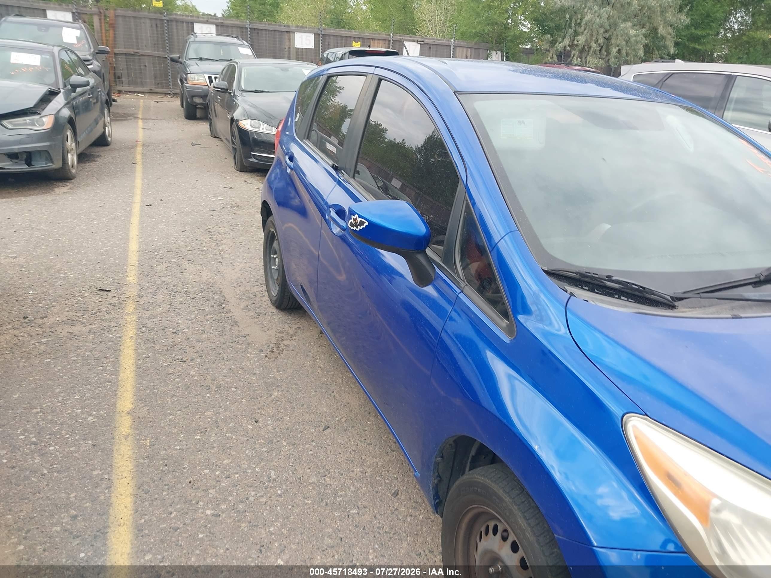 2015 Nissan Versa Note S (sr)/s Plus/sl/sr/sv Blue vin: 3N1CE2CP9FL370736