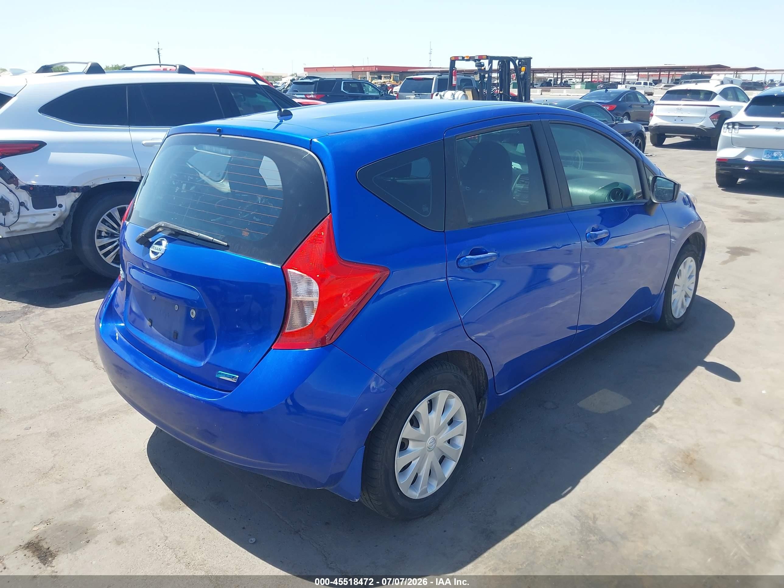 2015 Nissan Versa Note S Plus Синий vin: 3N1CE2CP9FL372955