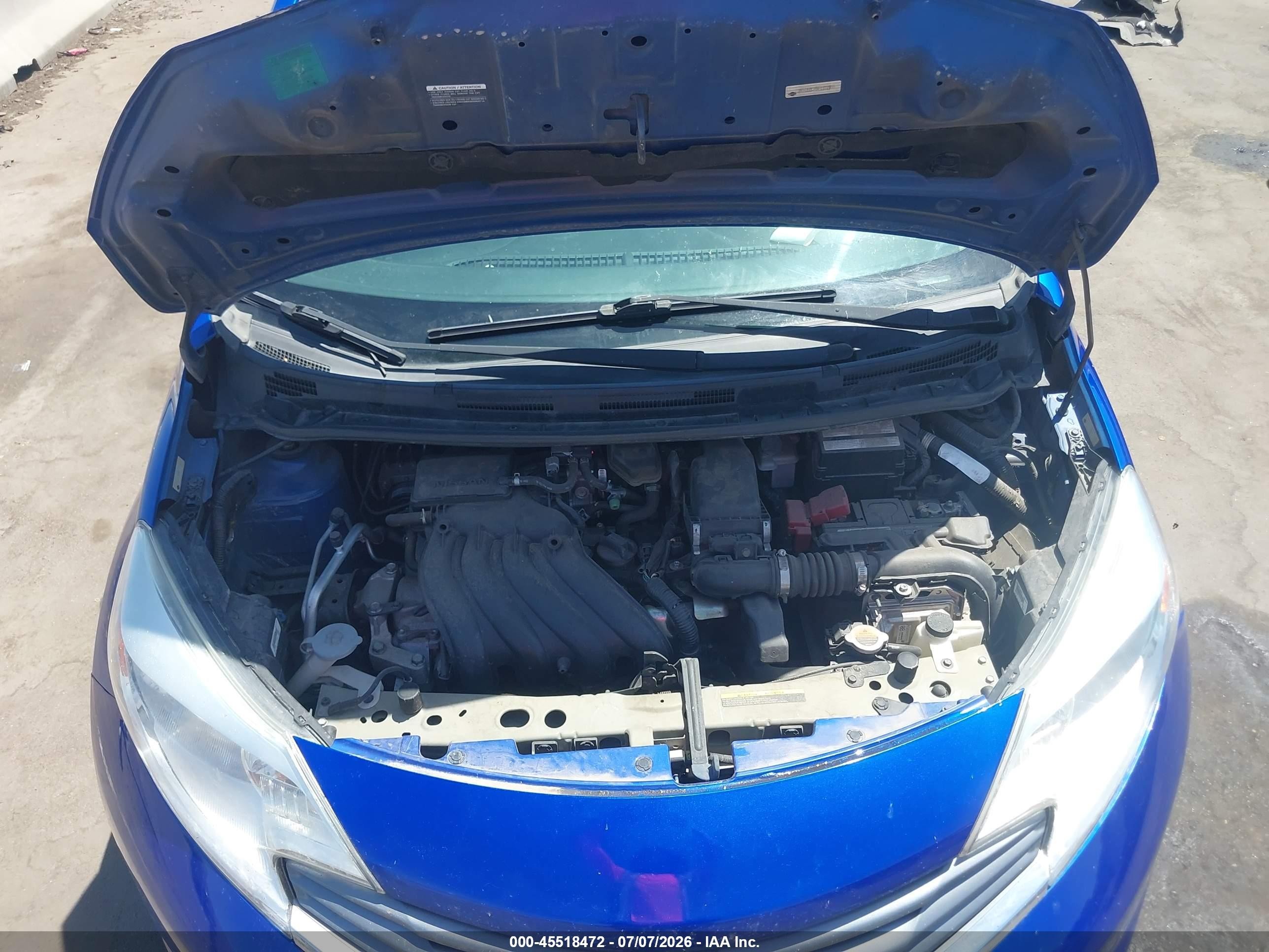2015 Nissan Versa Note S Plus Синий vin: 3N1CE2CP9FL372955