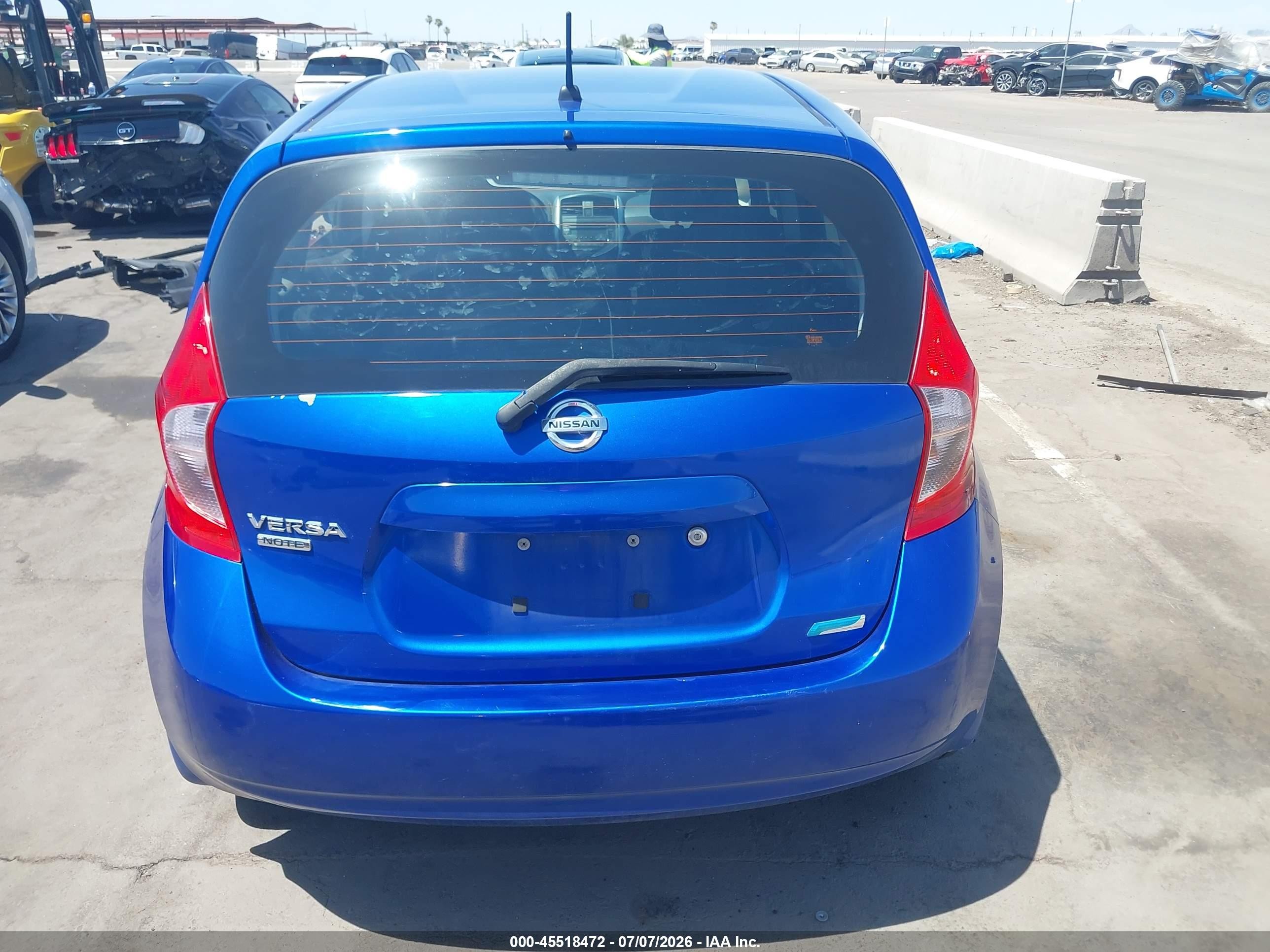 2015 Nissan Versa Note S Plus Синий vin: 3N1CE2CP9FL372955