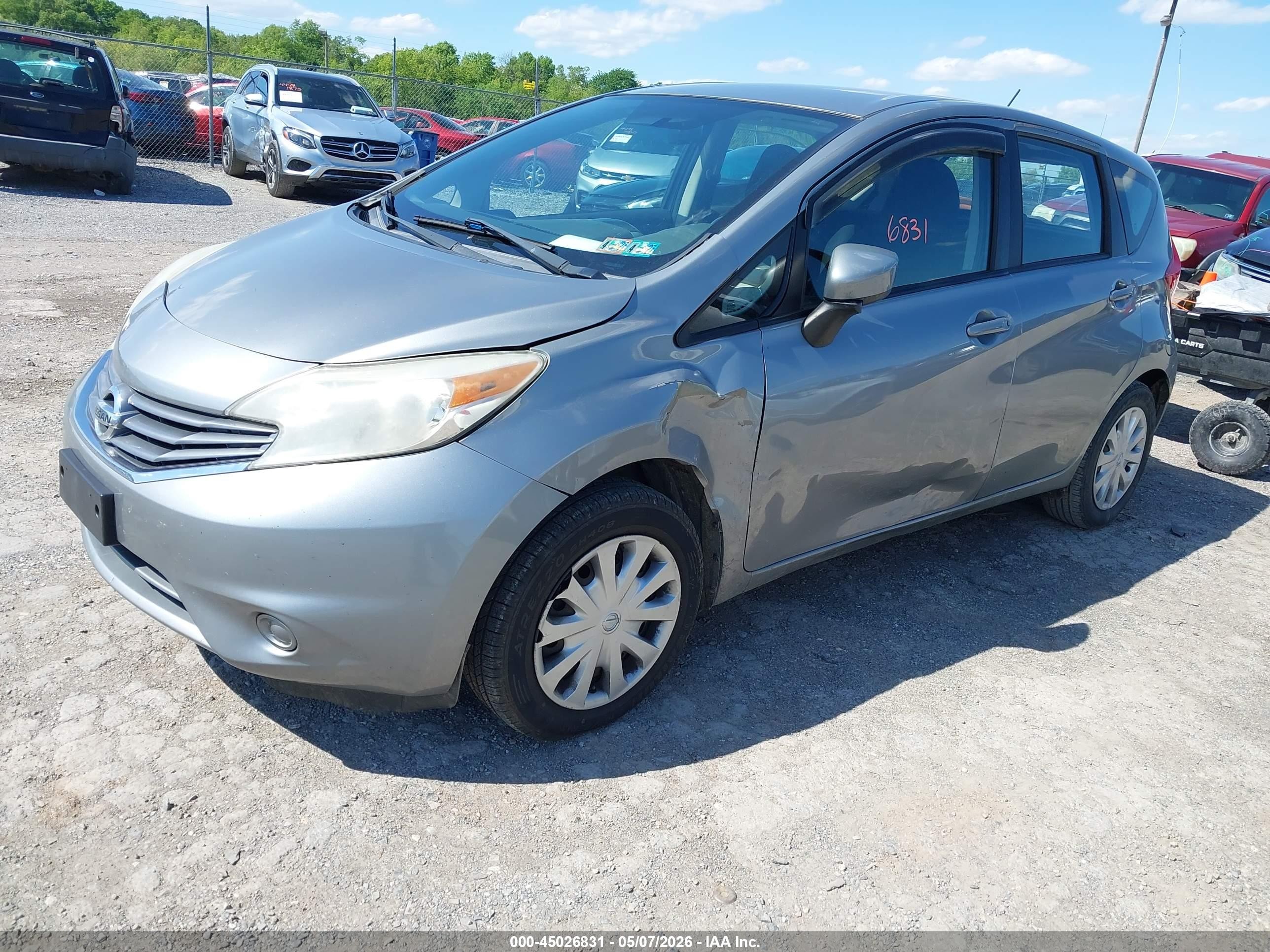 2015 Nissan Versa Note S (sr)/s Plus/sl/sr/sv Gray vin: 3N1CE2CP9FL380795