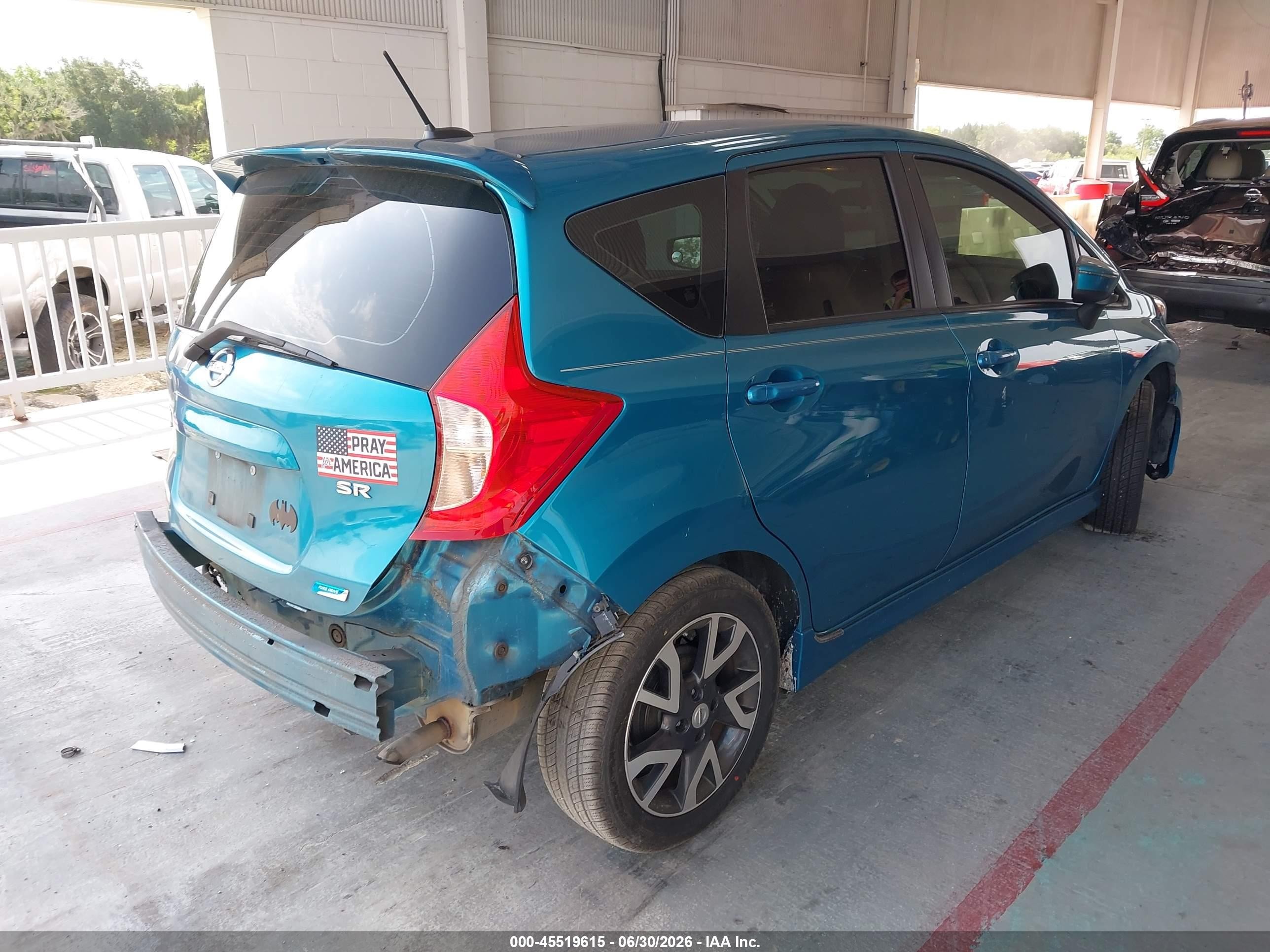 2015 Nissan Versa Note Sr Blue vin: 3N1CE2CP9FL392624