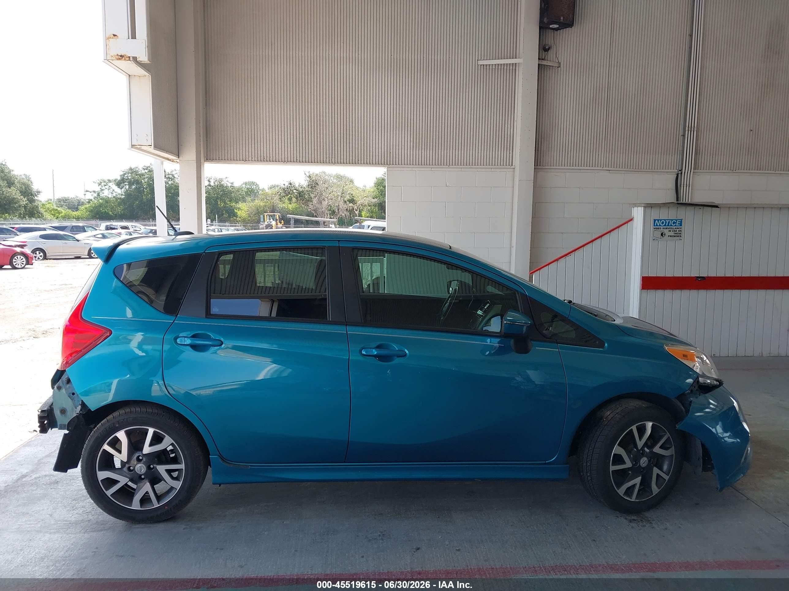 2015 Nissan Versa Note Sr Blue vin: 3N1CE2CP9FL392624