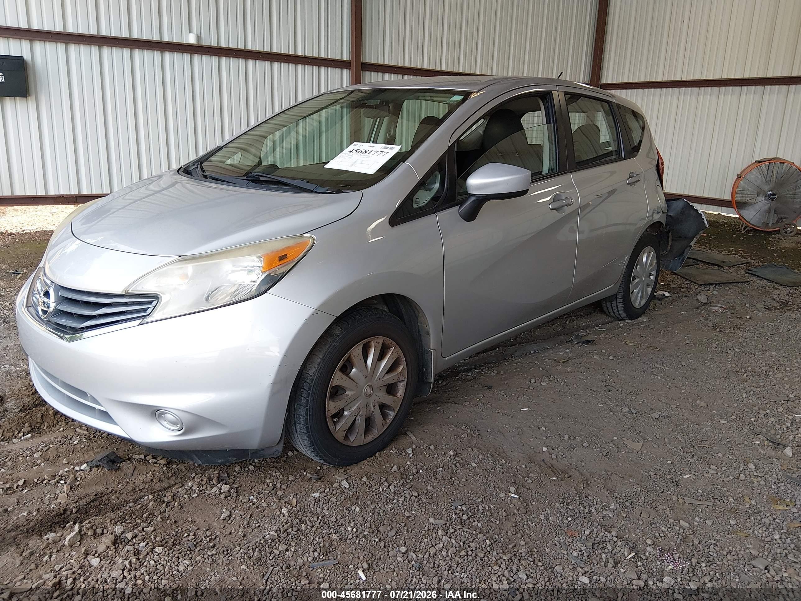 2015 Nissan Versa Note S Plus Silver vin: 3N1CE2CP9FL400852