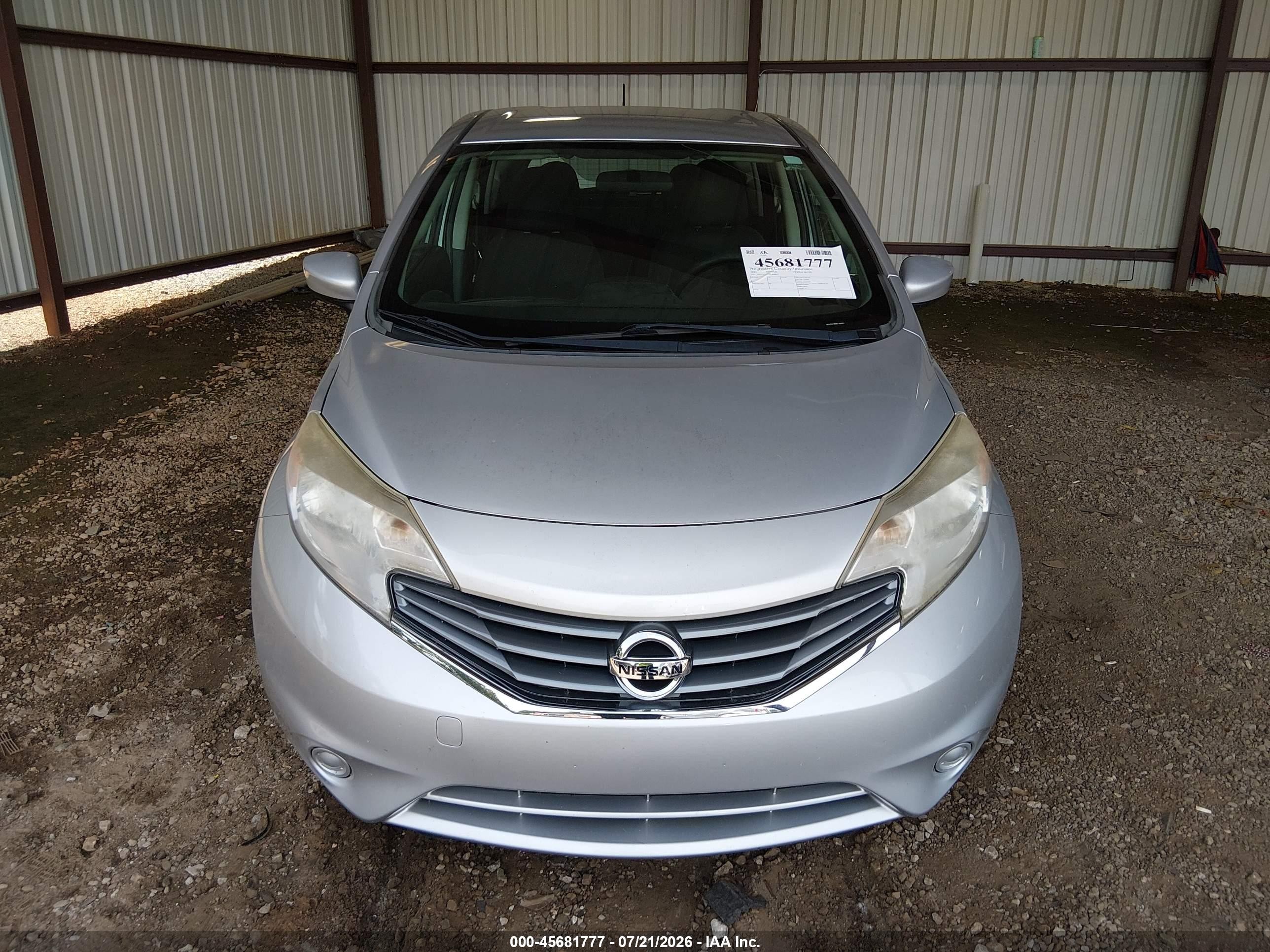 2015 Nissan Versa Note S Plus Silver vin: 3N1CE2CP9FL400852