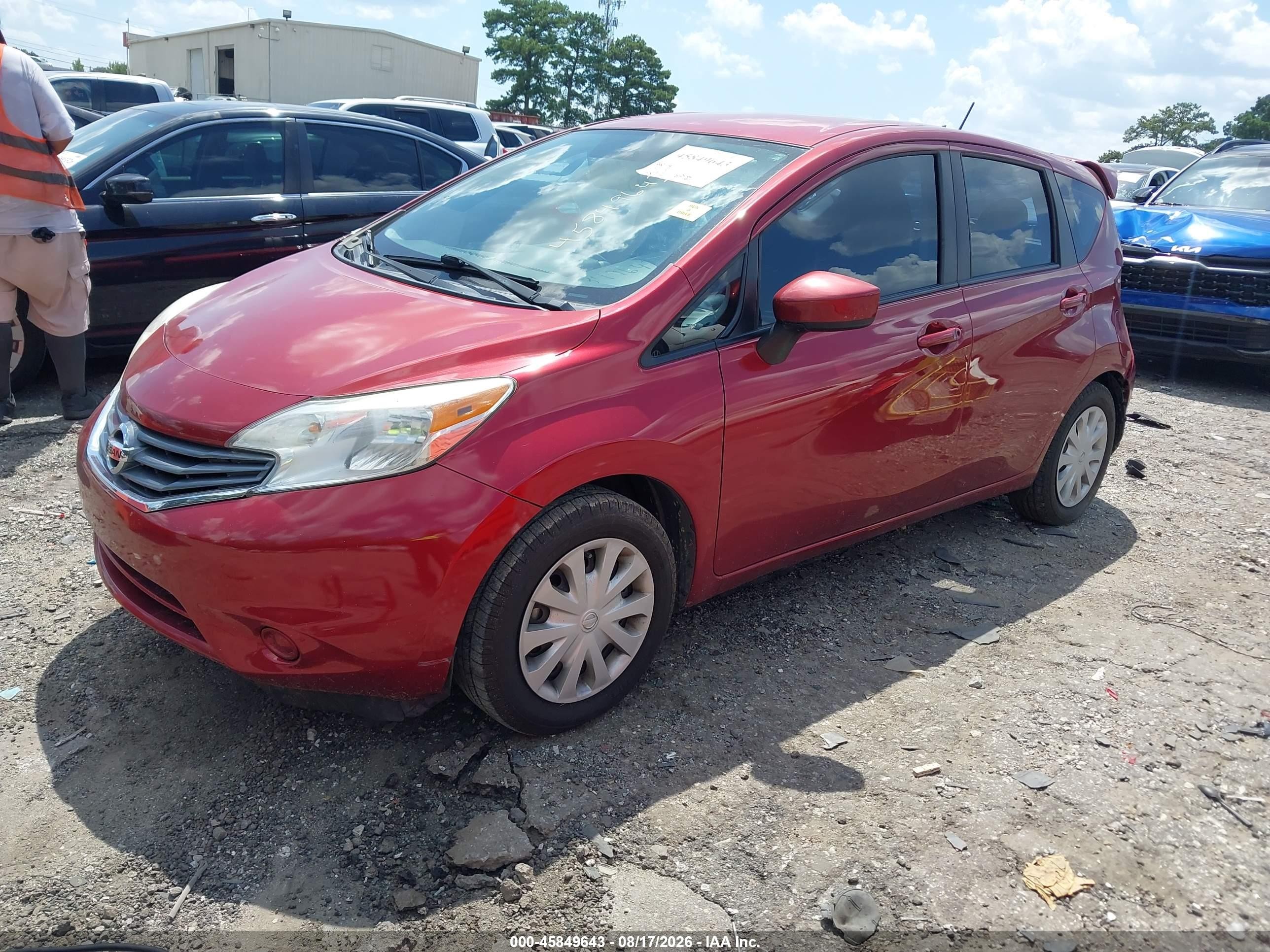 2016 Nissan Versa Note Sv Красный vin: 3N1CE2CP9GL355543