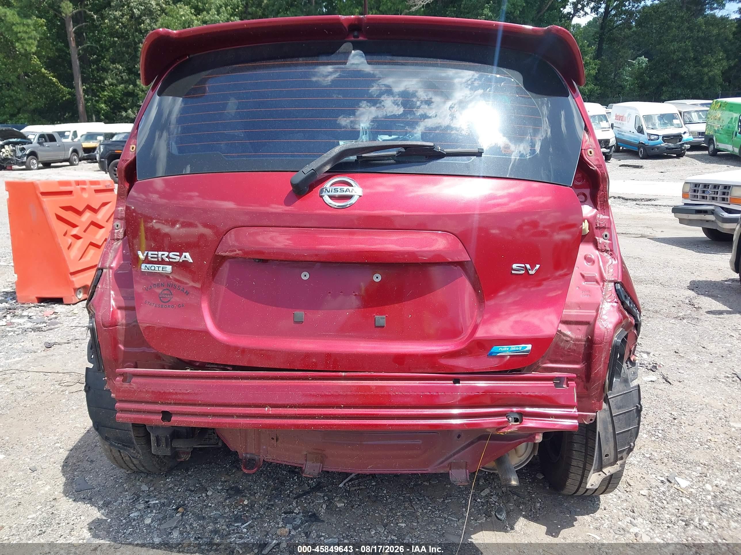 2016 Nissan Versa Note Sv Красный vin: 3N1CE2CP9GL355543