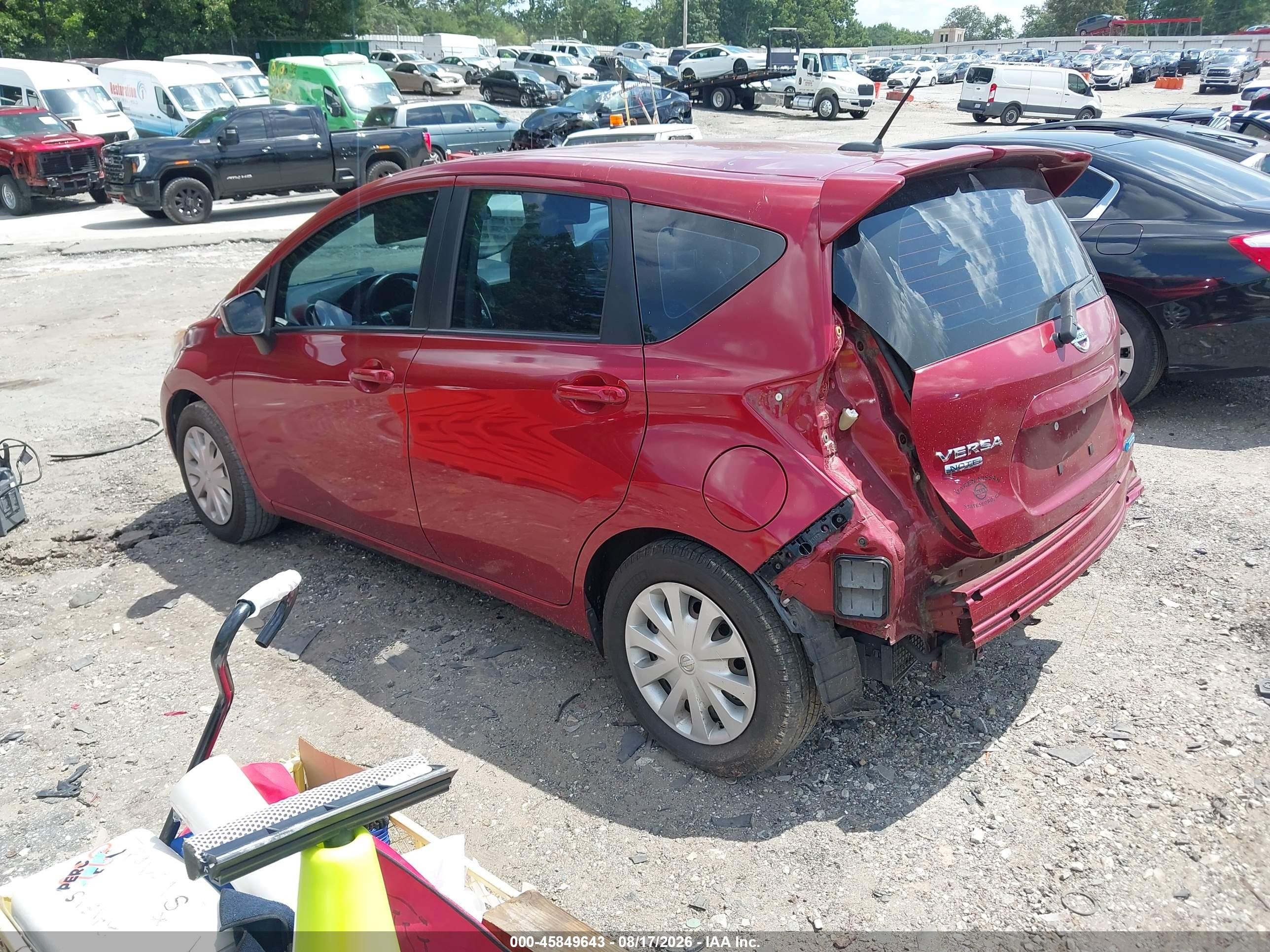 2016 Nissan Versa Note Sv Красный vin: 3N1CE2CP9GL355543