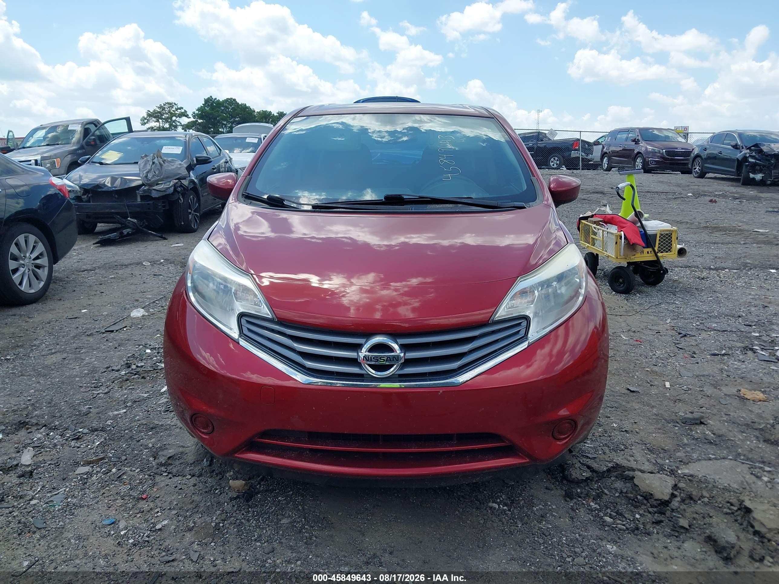 2016 Nissan Versa Note Sv Красный vin: 3N1CE2CP9GL355543