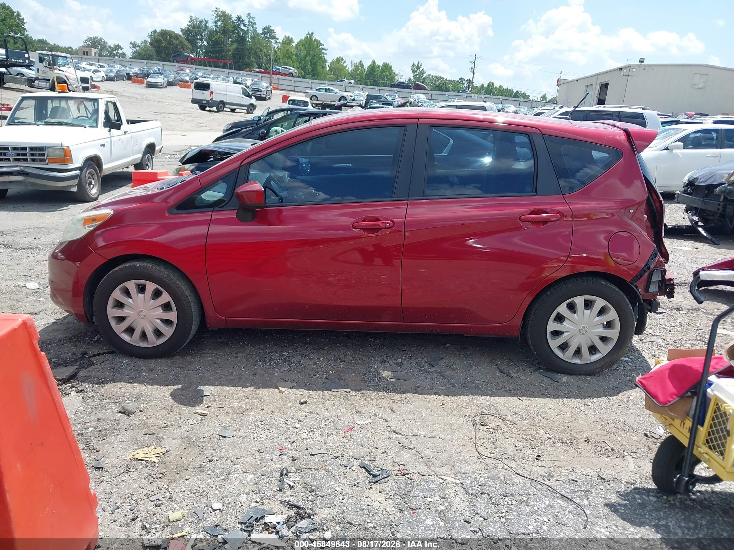 2016 Nissan Versa Note Sv Красный vin: 3N1CE2CP9GL355543