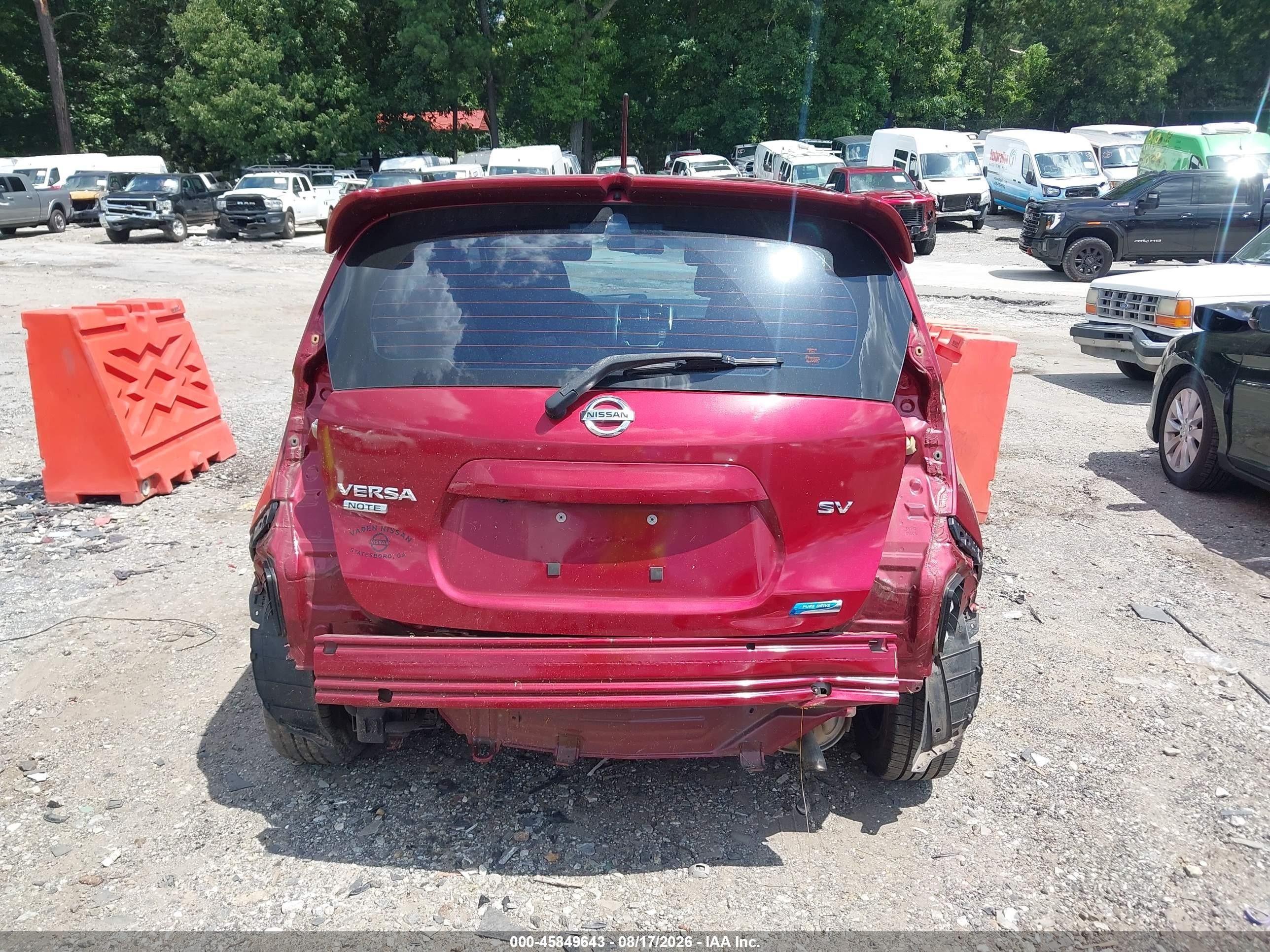 2016 Nissan Versa Note Sv Красный vin: 3N1CE2CP9GL355543