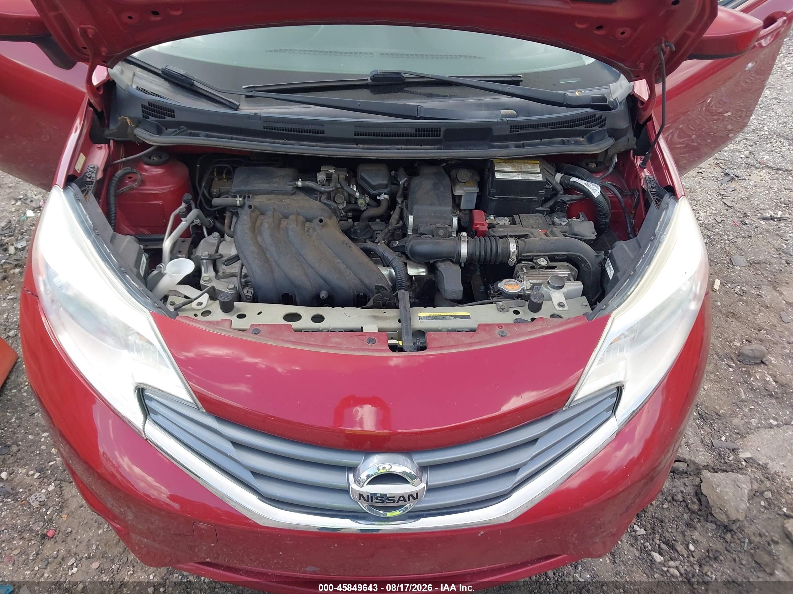 2016 Nissan Versa Note Sv Красный vin: 3N1CE2CP9GL355543