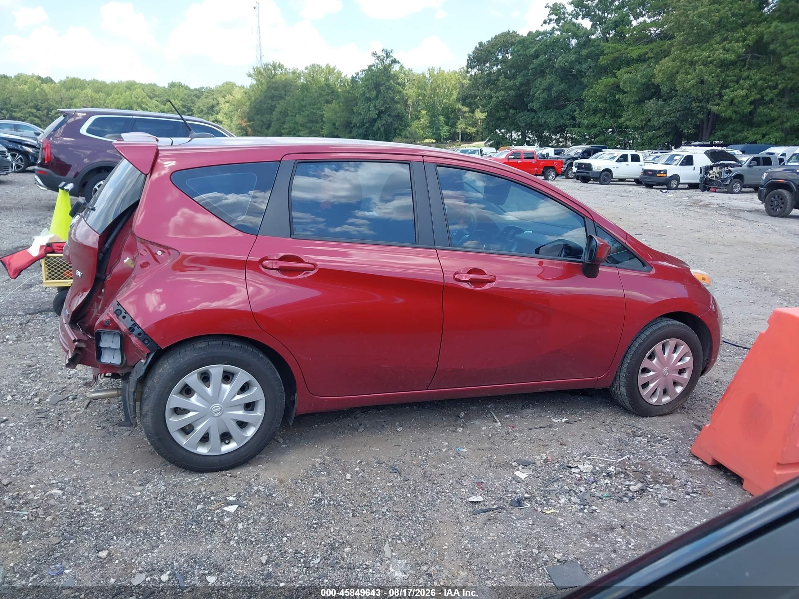 2016 Nissan Versa Note Sv Красный vin: 3N1CE2CP9GL355543