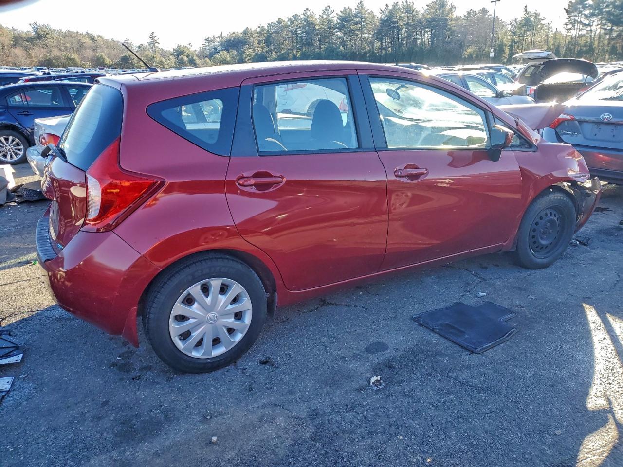 2016 Nissan Versa Note S Red vin: 3N1CE2CP9GL371578