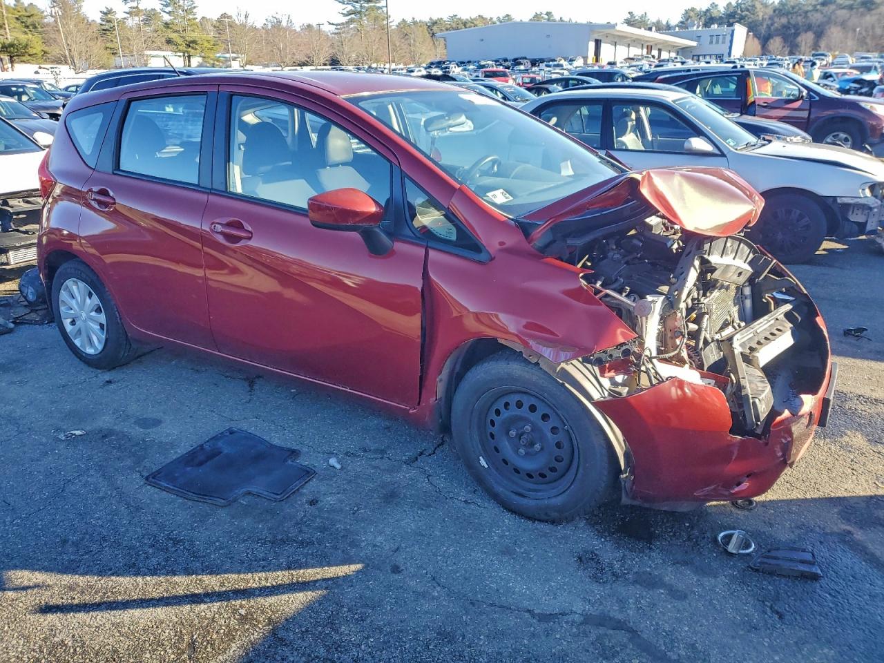 2016 Nissan Versa Note S Red vin: 3N1CE2CP9GL371578