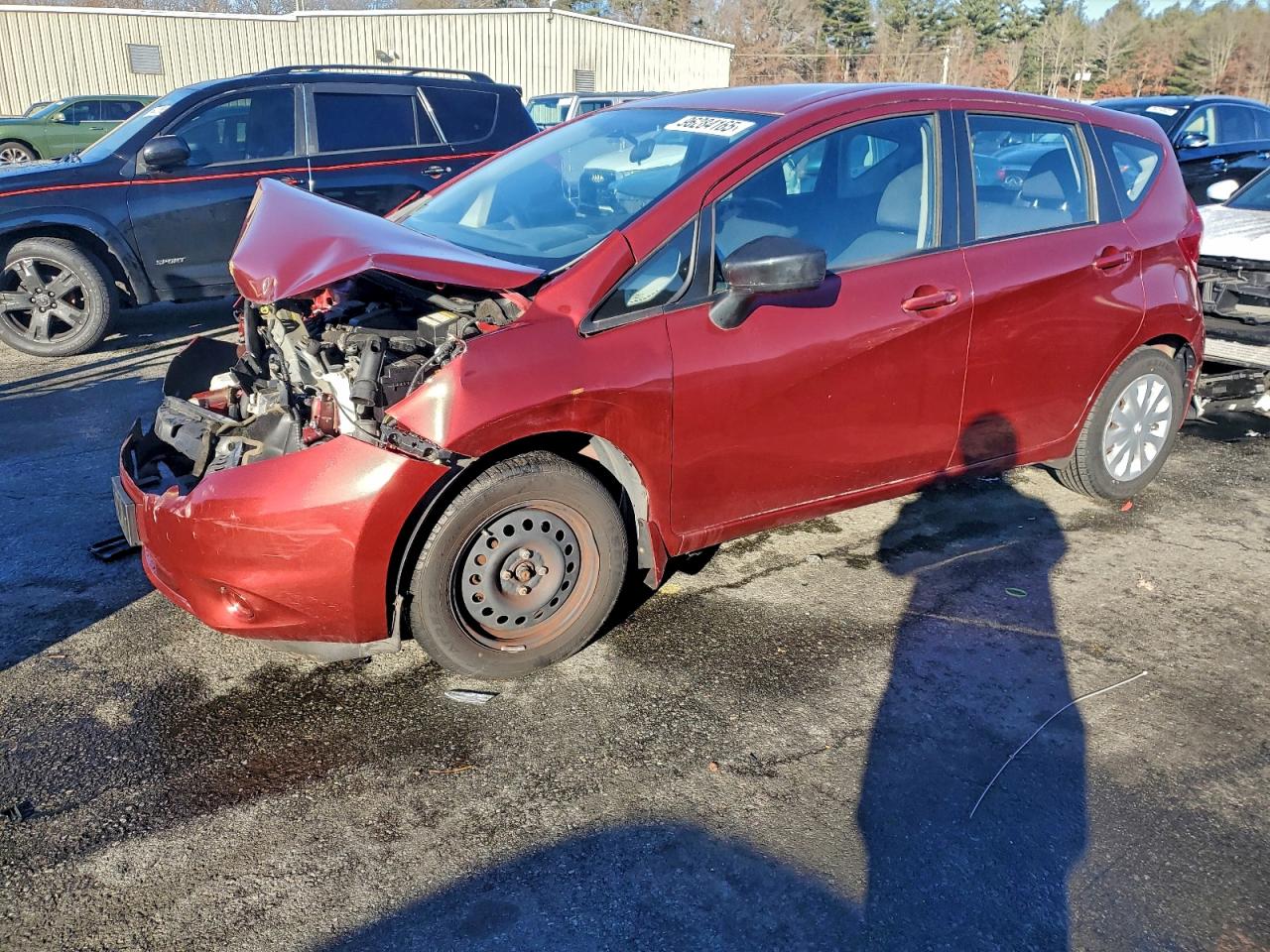 2016 Nissan Versa Note S Red vin: 3N1CE2CP9GL371578