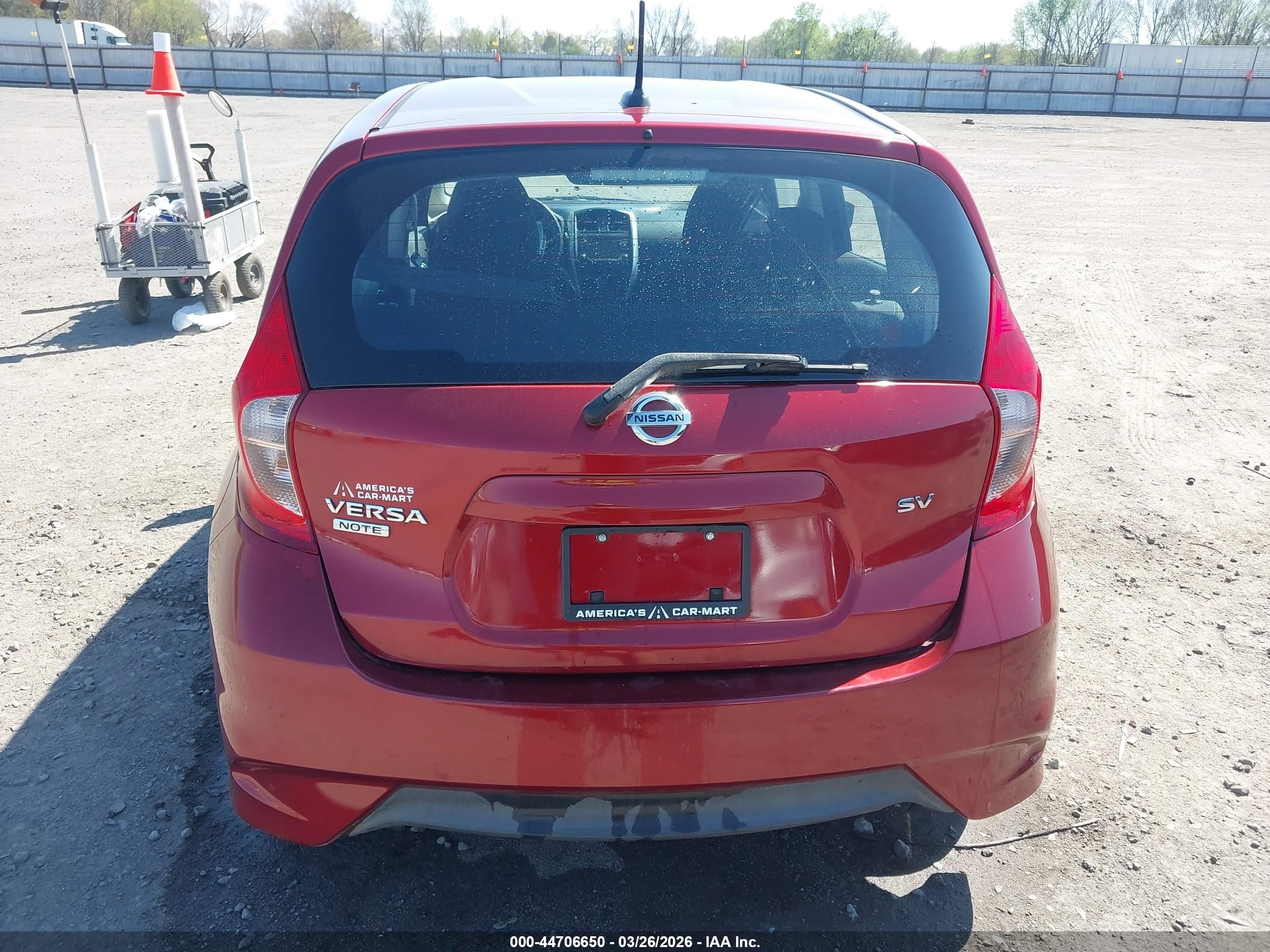2017 Nissan Versa Note Sv Red vin: 3N1CE2CP9HL367936