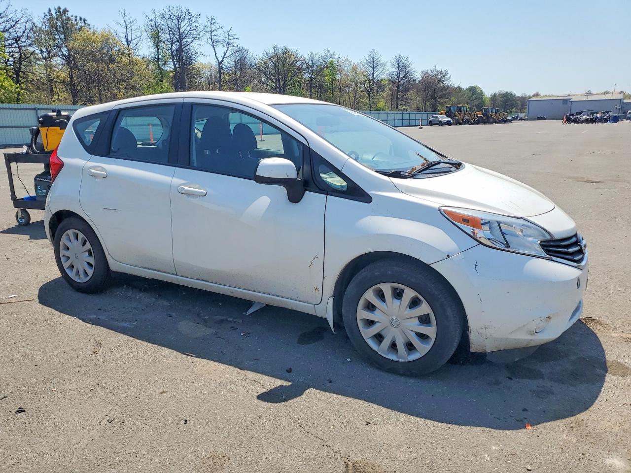 2014 Nissan Versa Note S White vin: 3N1CE2CPXEL367441