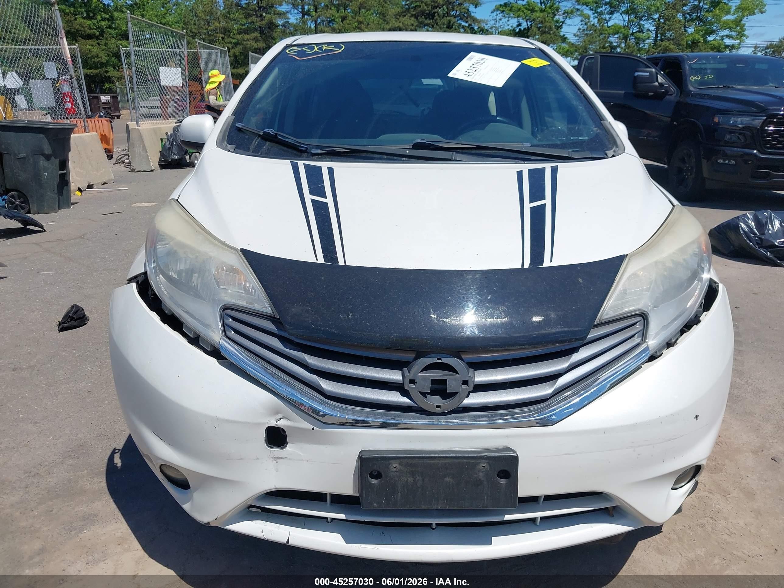 2014 Nissan Versa Note Sv White vin: 3N1CE2CPXEL368296