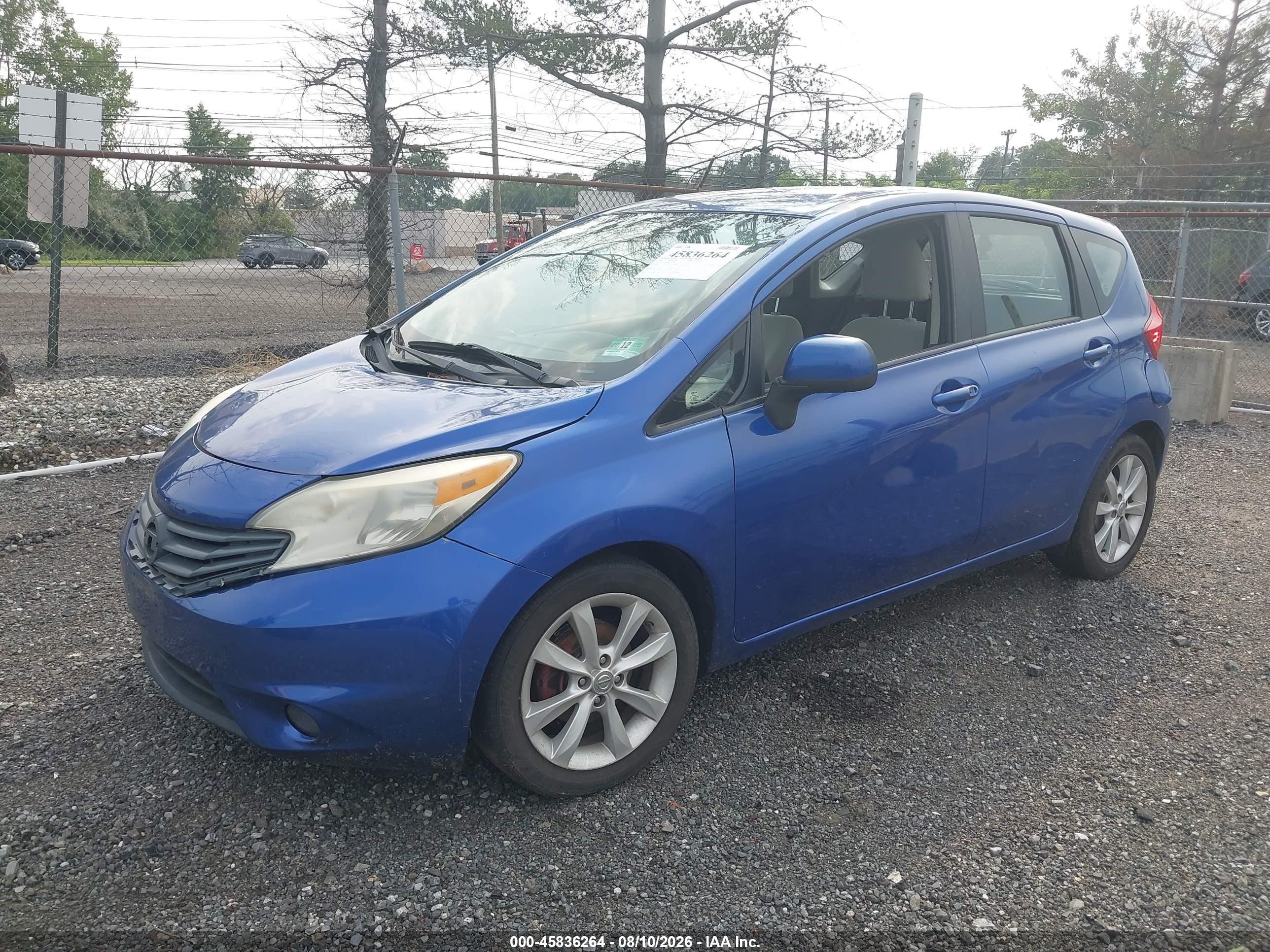 2014 Nissan Versa Note Sv Blue vin: 3N1CE2CPXEL374079