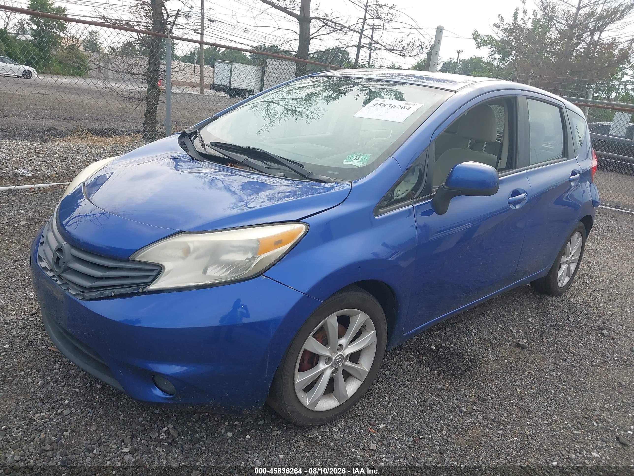 2014 Nissan Versa Note Sv Blue vin: 3N1CE2CPXEL374079