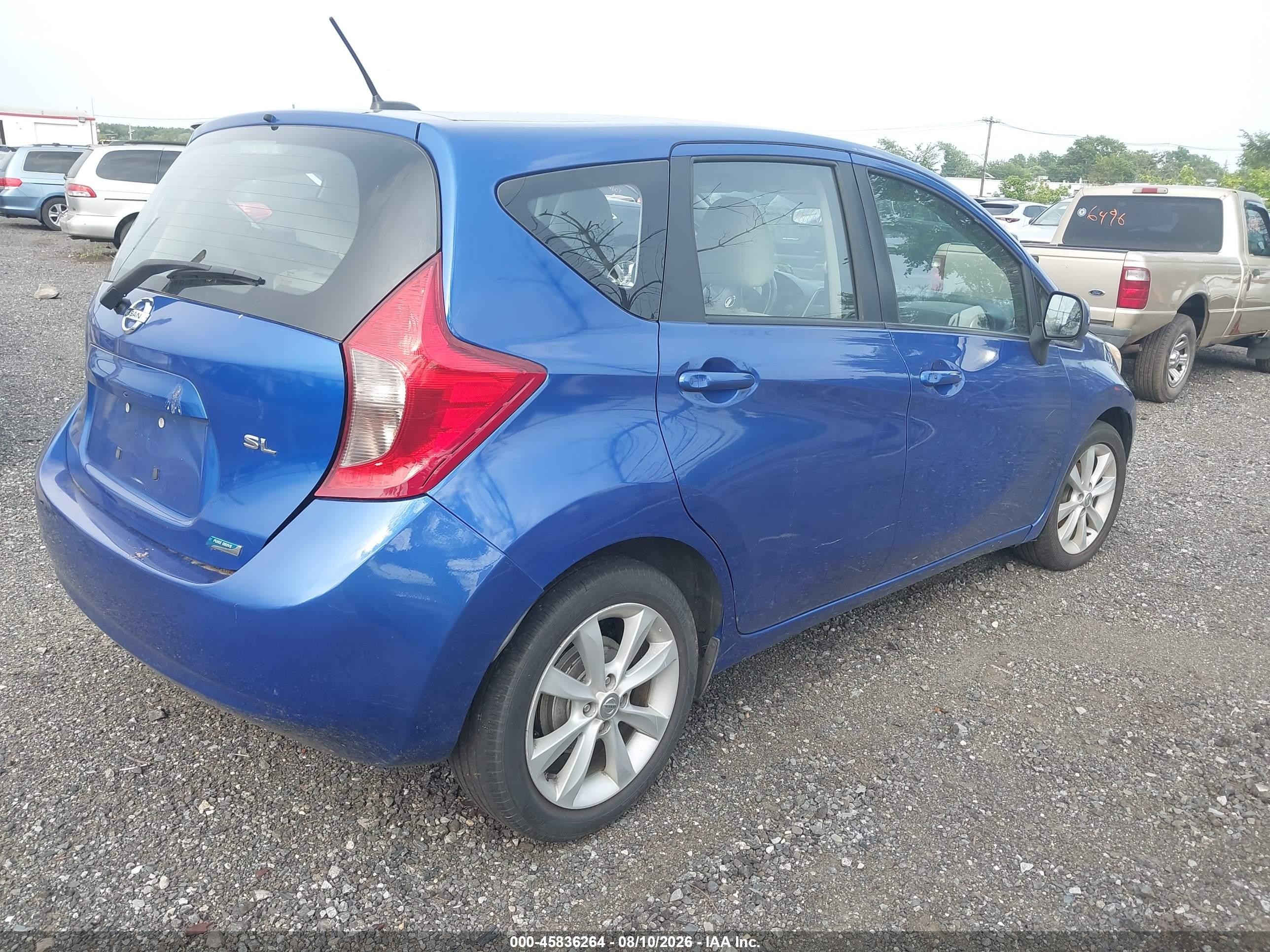 2014 Nissan Versa Note Sv Blue vin: 3N1CE2CPXEL374079